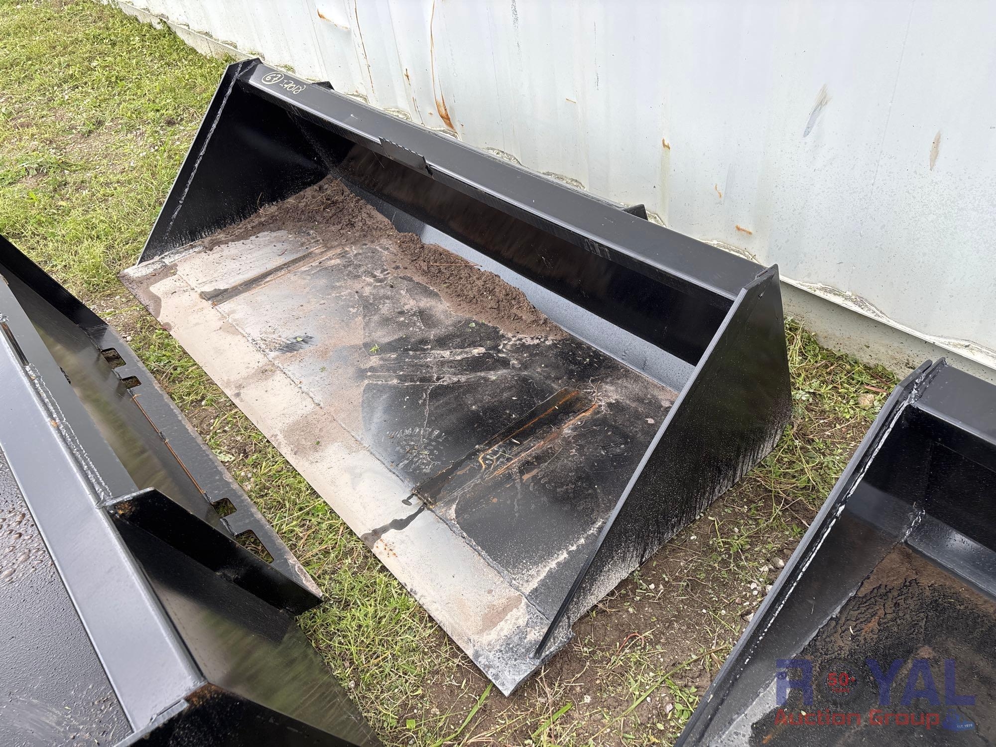 2025 Swict 72in Bucket Skid Steer Attachment (A53421)
