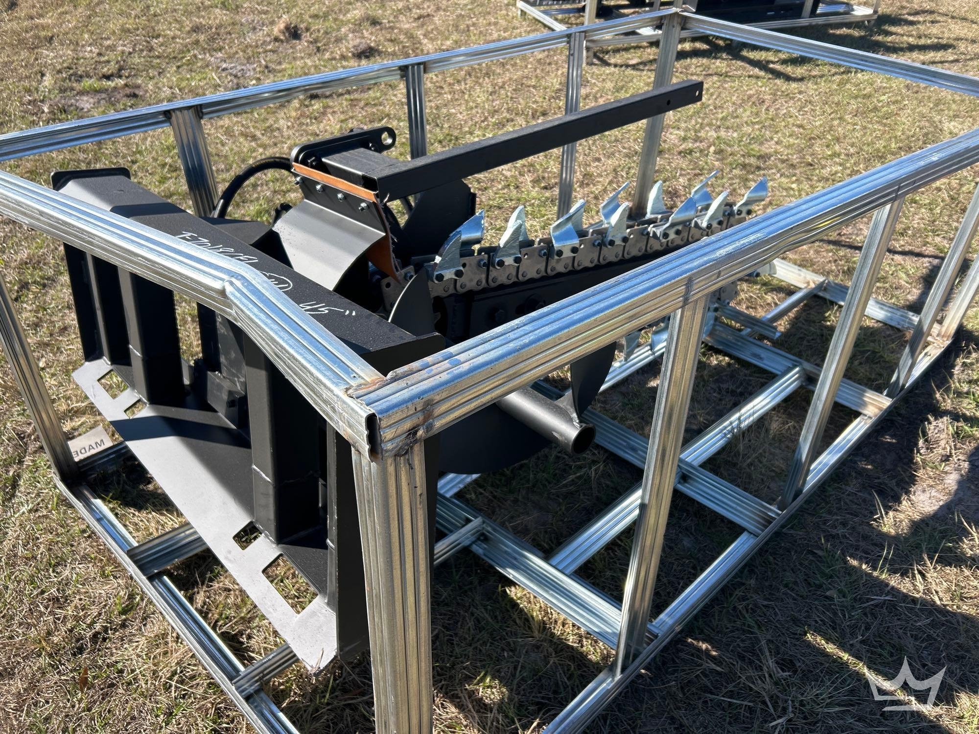 2025 Hydraulic Trencher Skid Steer Attachment (A61567)