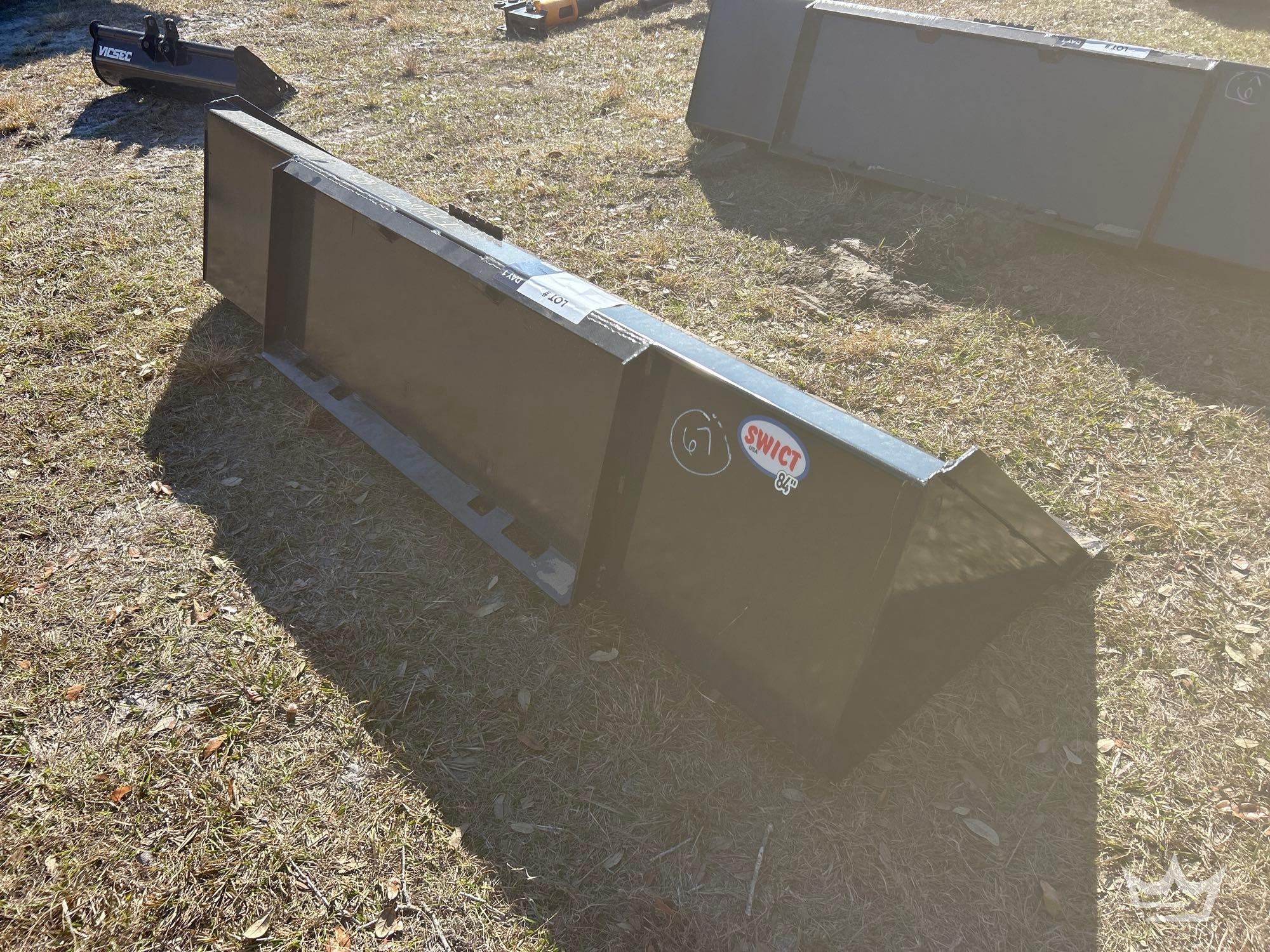 2025 Swict 84in. Bucket Skid Steer Attachment (A61572)