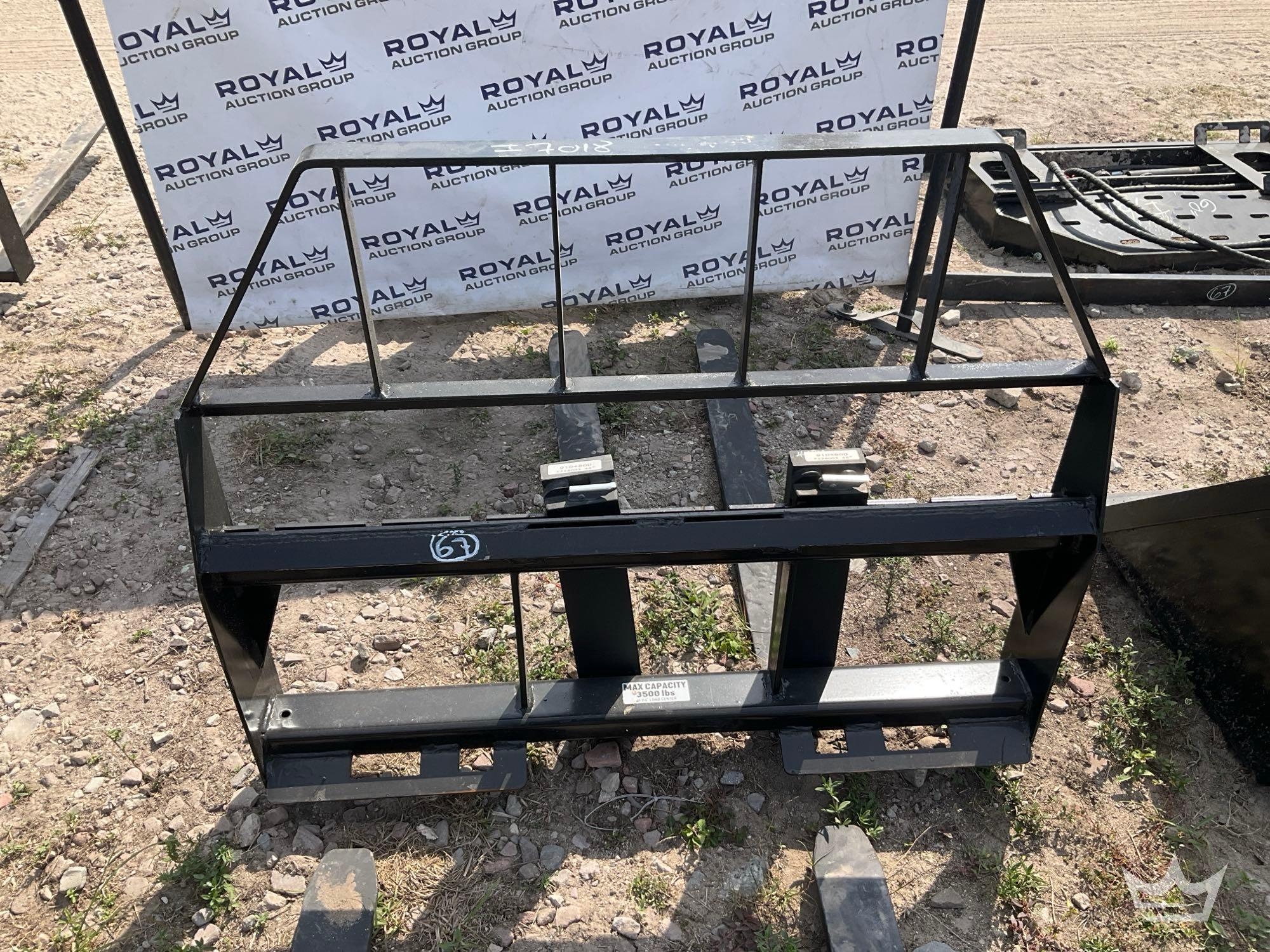 Kivel 48in Forks and Frame Skid Steer Attachment (A64553)