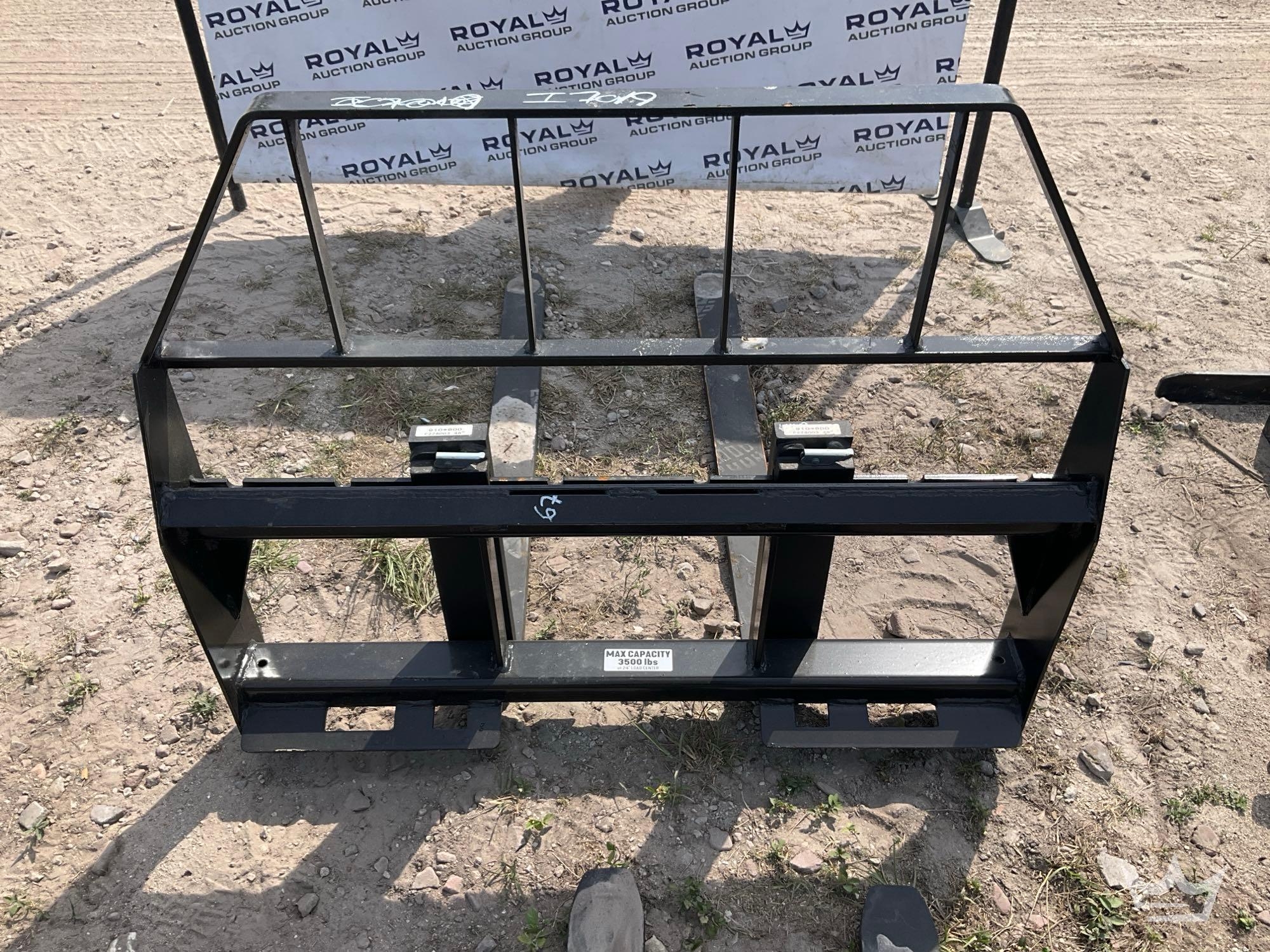 Kivel 48in Forks and Frame Skid Steer Attachment (A64553)