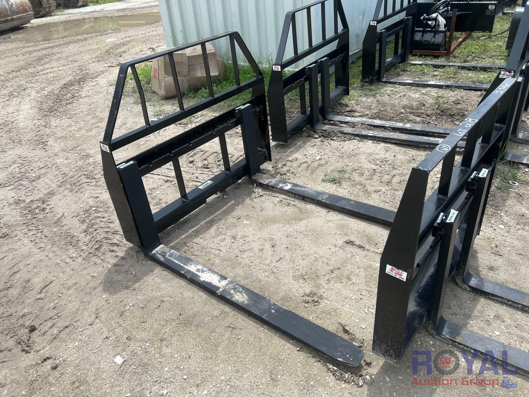 2025 Kivel 48in Forks and Frame Skid Steer Attachment (A53421)