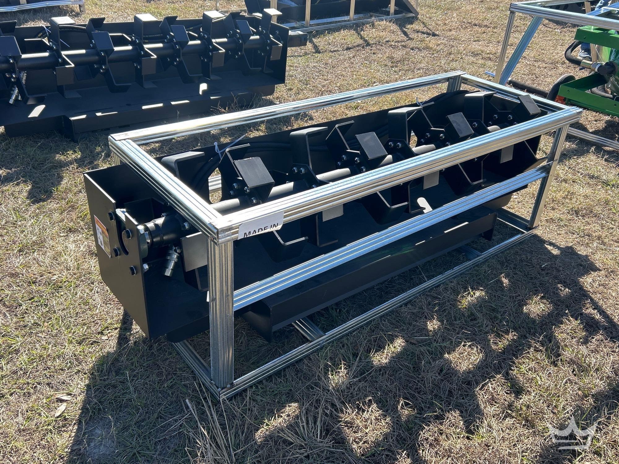 2025 Pabreak 84in. Hydraulic Rotary Tiller Skid Steer Attachment (A61567)