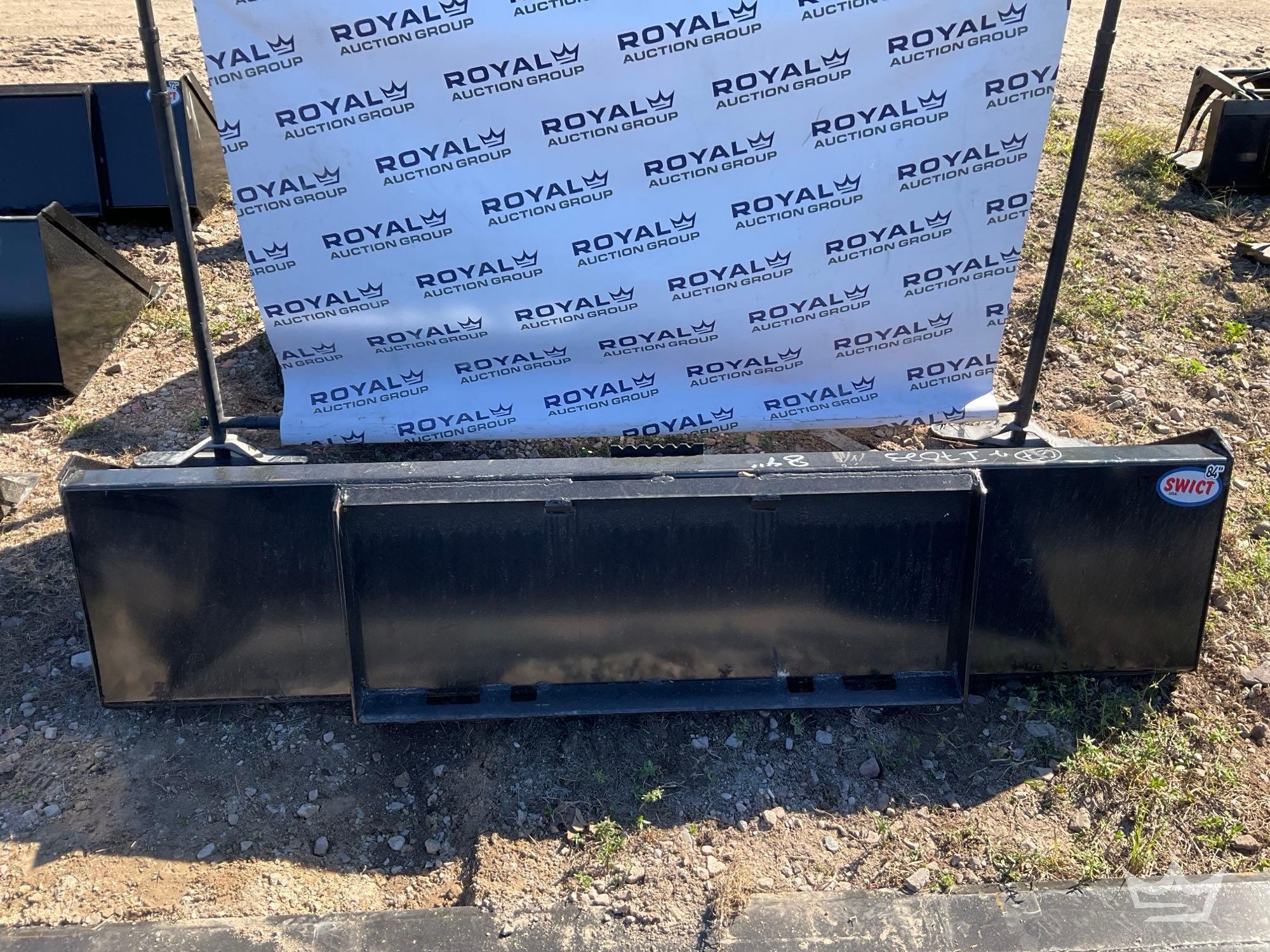 2025 Swict 84in. Skid Steer Bucket Attachment (A61567)