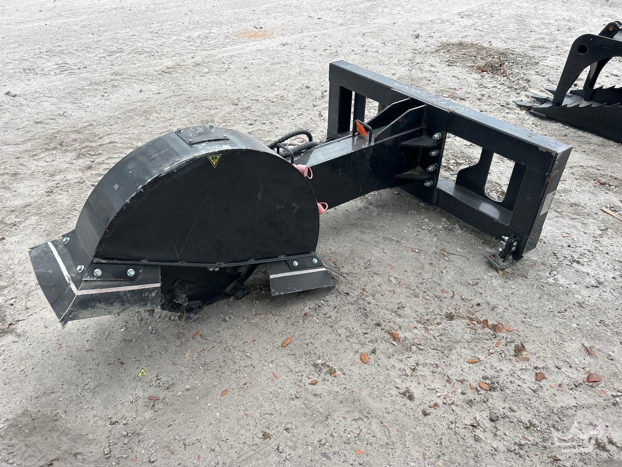 2025 TopCat ECSSSTG200 Hydraulic Stump Grinder Skid Steer Attachment (A64553)