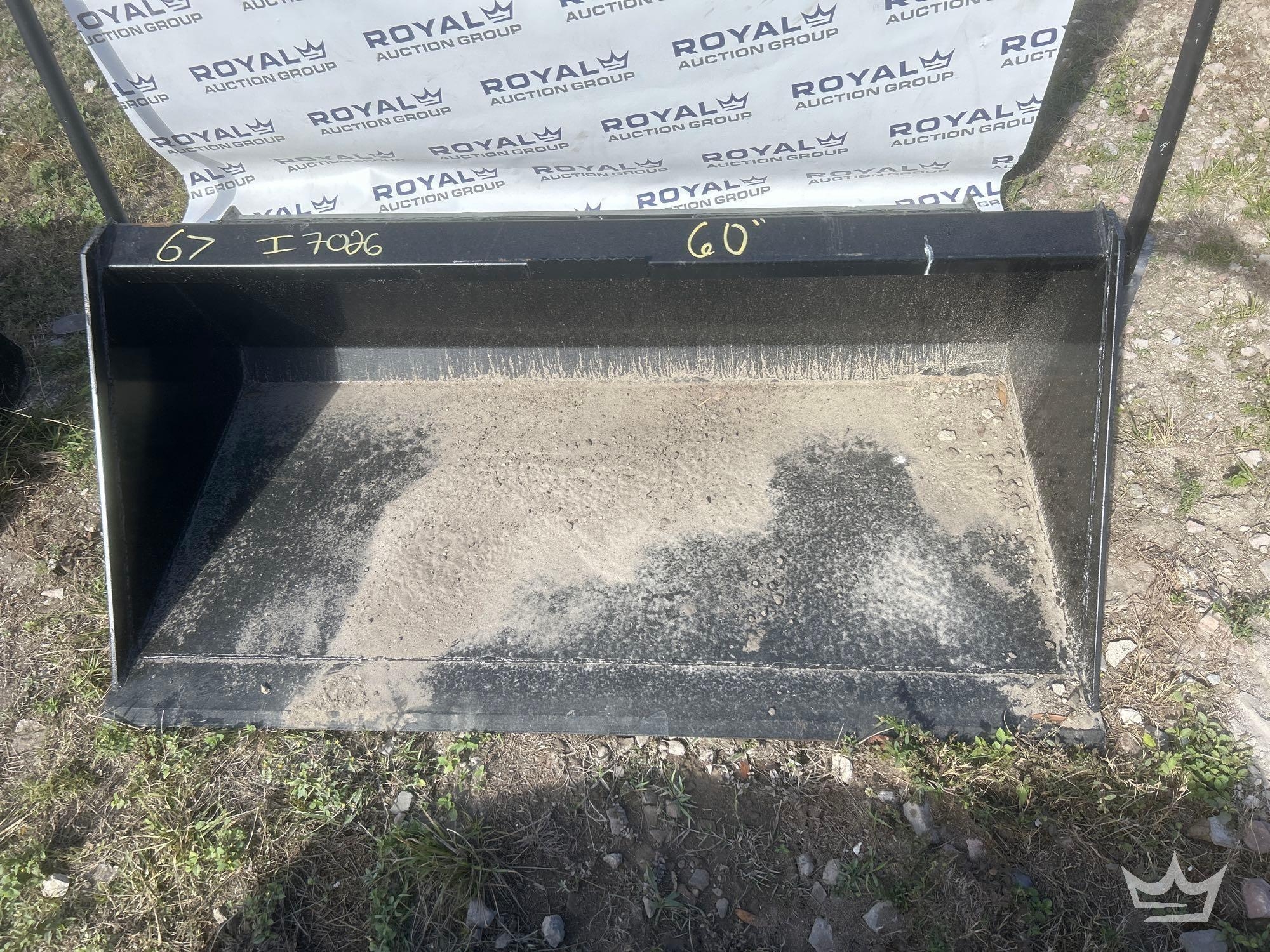 2025 60in Bucket Skid Steer Attachment (A64553)