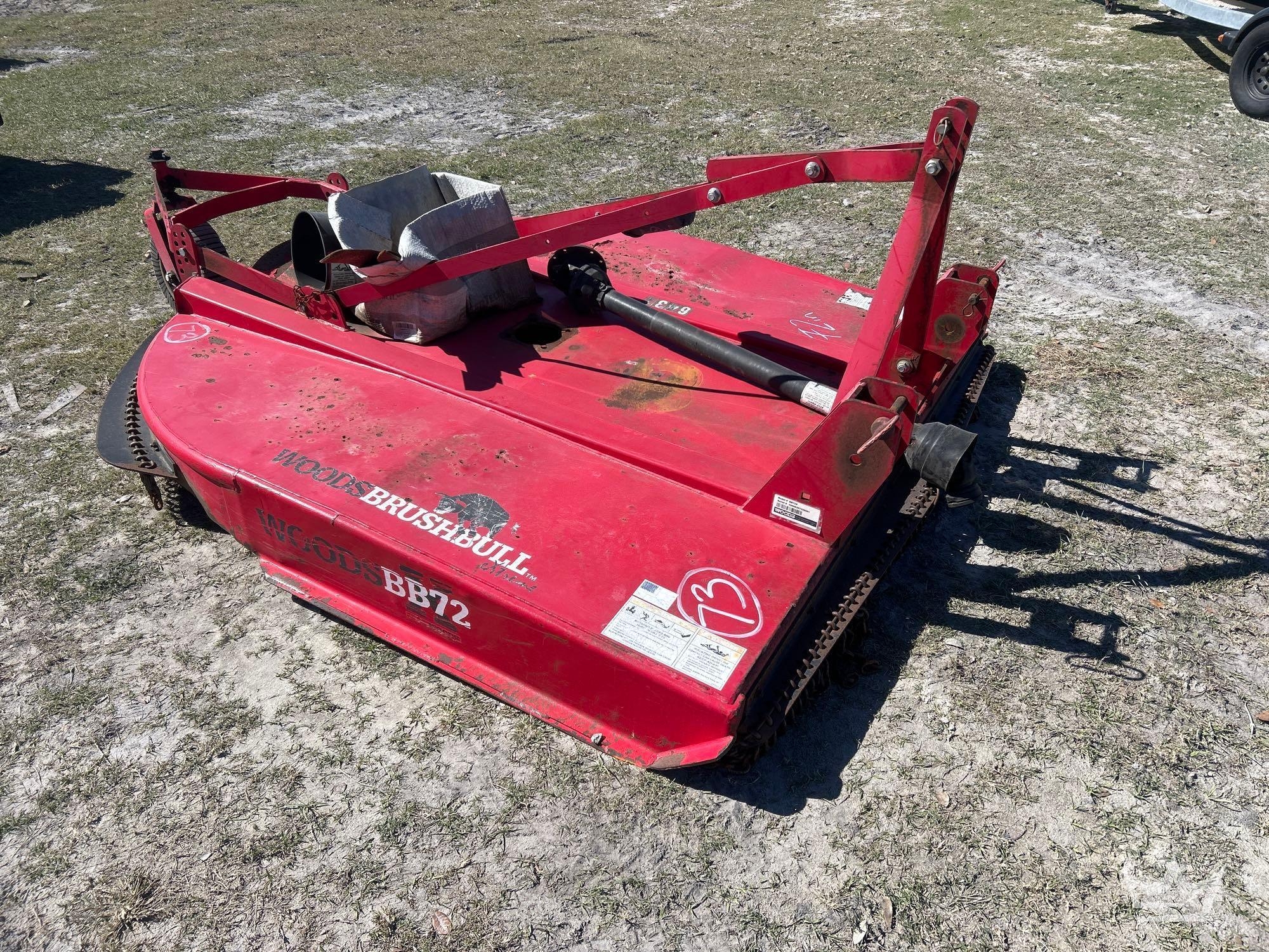 Woods BB72 72in Rotary Brush Cutter Tractor Attachment (A61567)