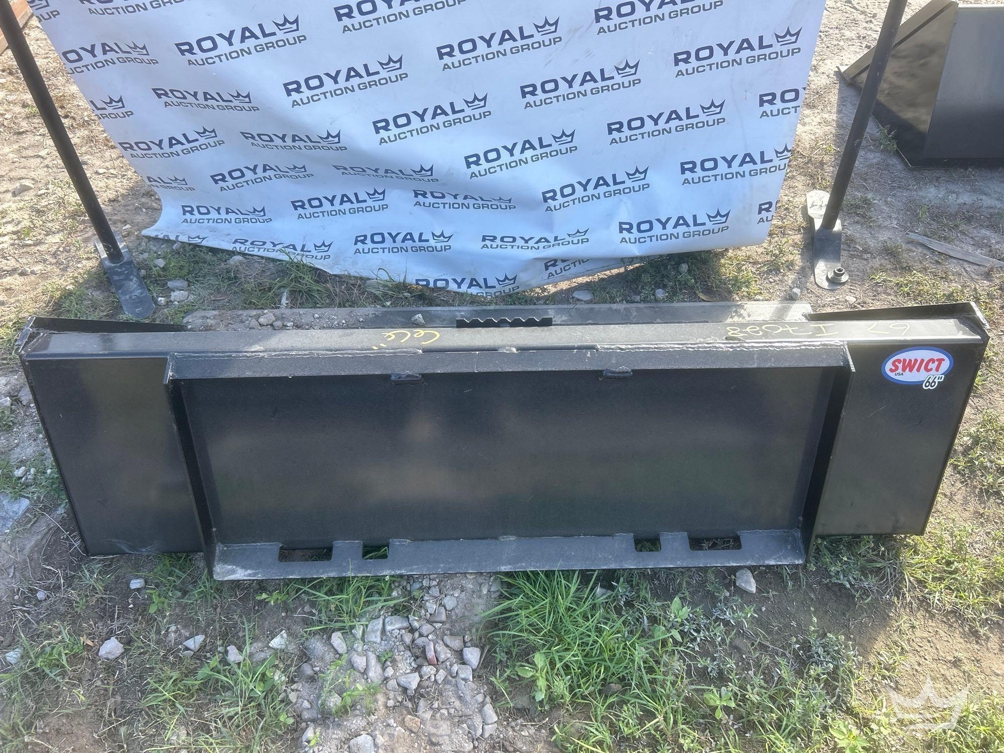 2025 66in Swict Bucket Skid Steer Attachment (A64553)