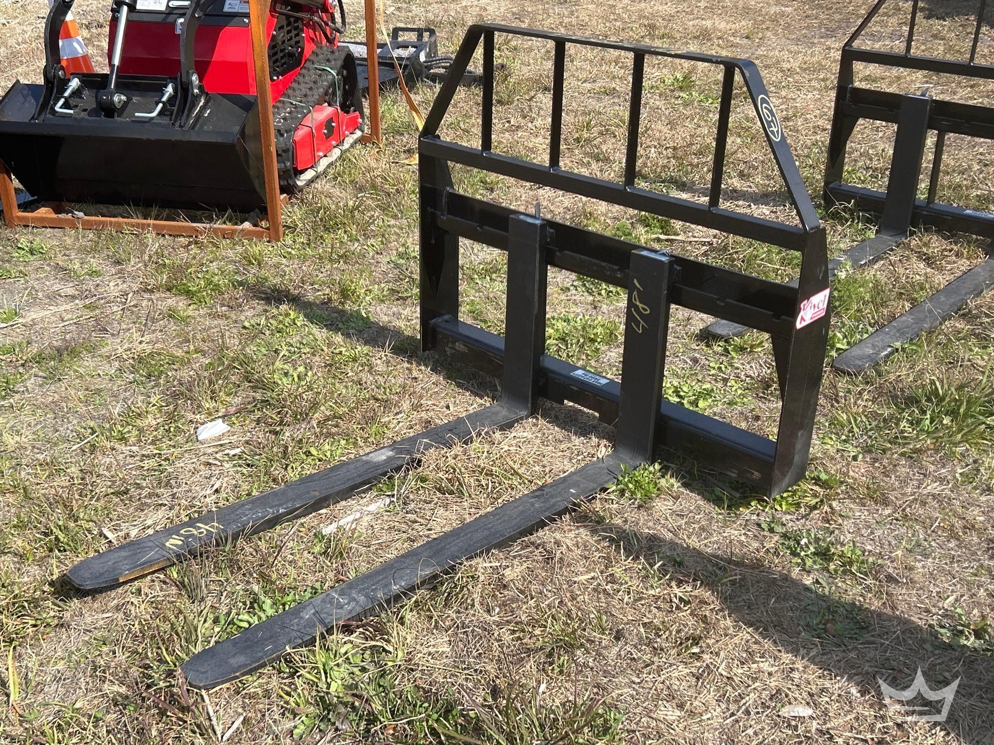 2025 Kivel 48in Forks and Frame Skid Steer Attachment (A61572)