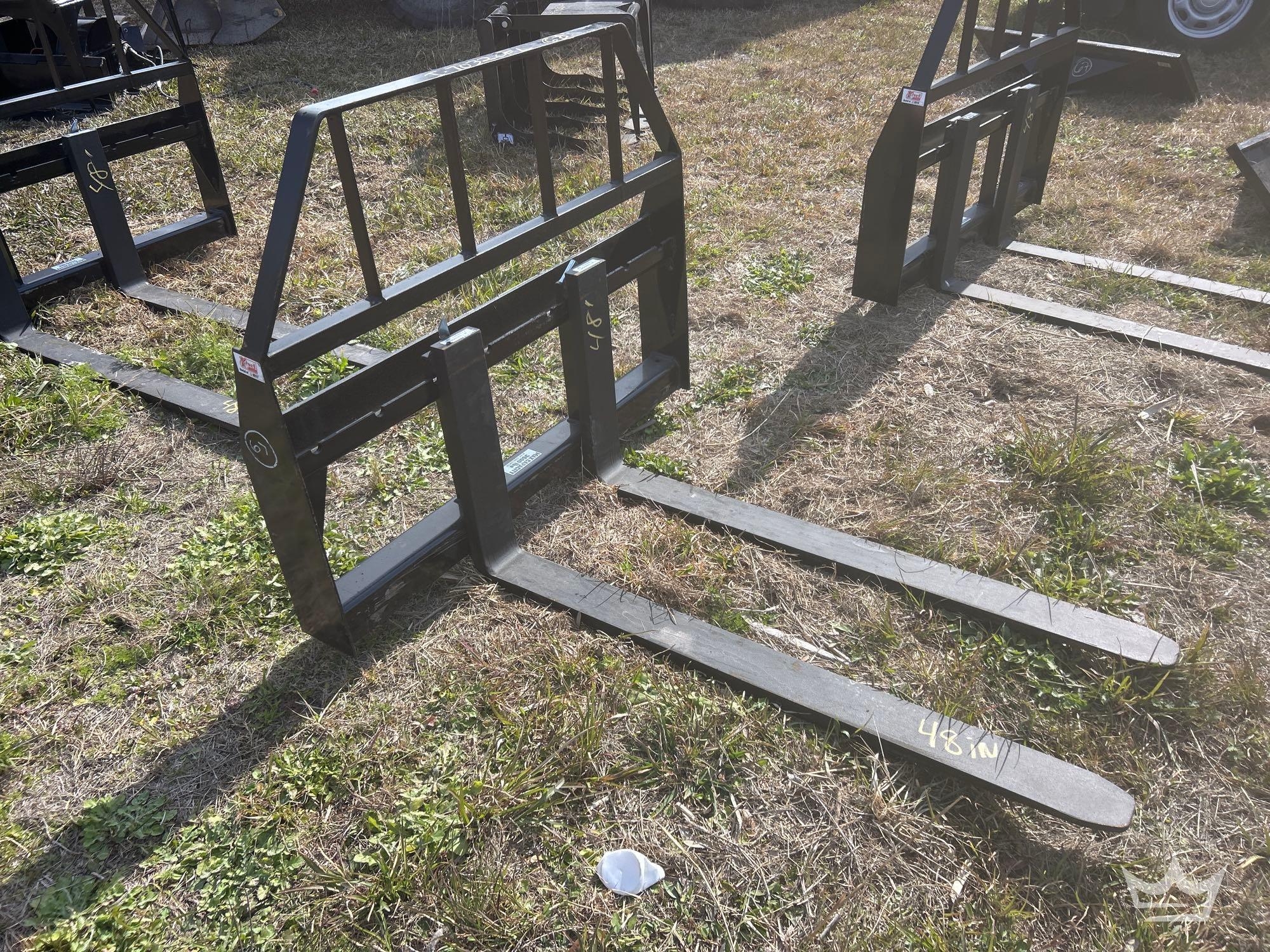 2025 Kivel 48in Forks and Frame Skid Steer Attachment (A61572)