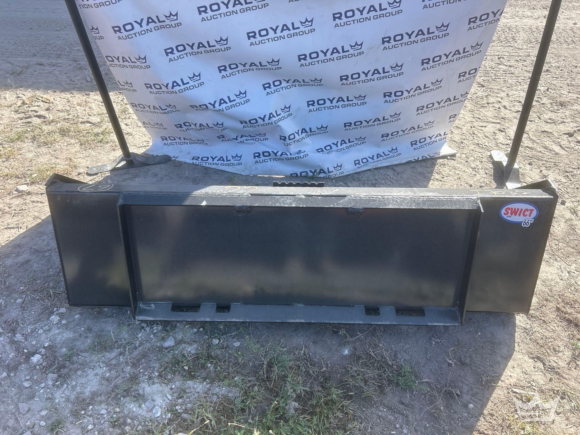 2025 66in Swict Bucket Skid Steer Attachment (A64553)