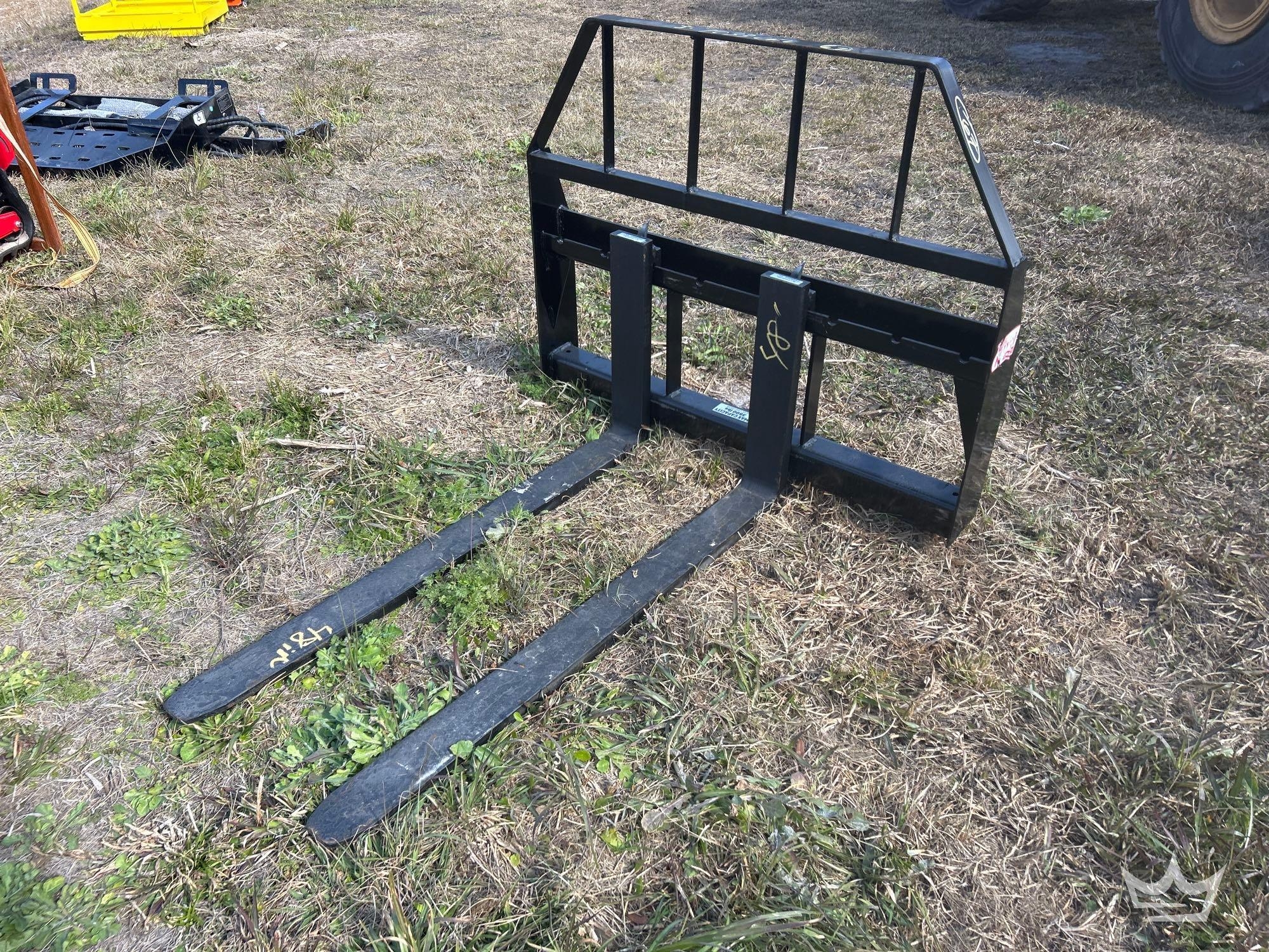 2025 Kivel 48in Forks and Frame Skid Steer Attachment (A61572)