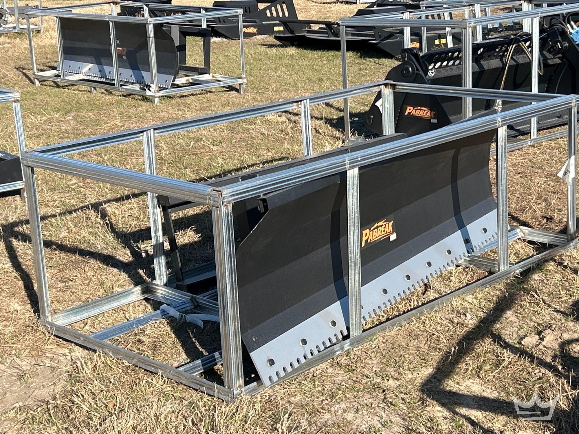 Pabreak Hydraulic Serrated Dozer Blade Skid Steer Attachment (A61567)