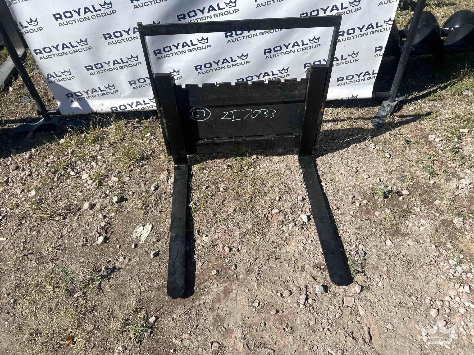 Pallet of Fork and Frame Mini Skid Steer Attachment (A61567)