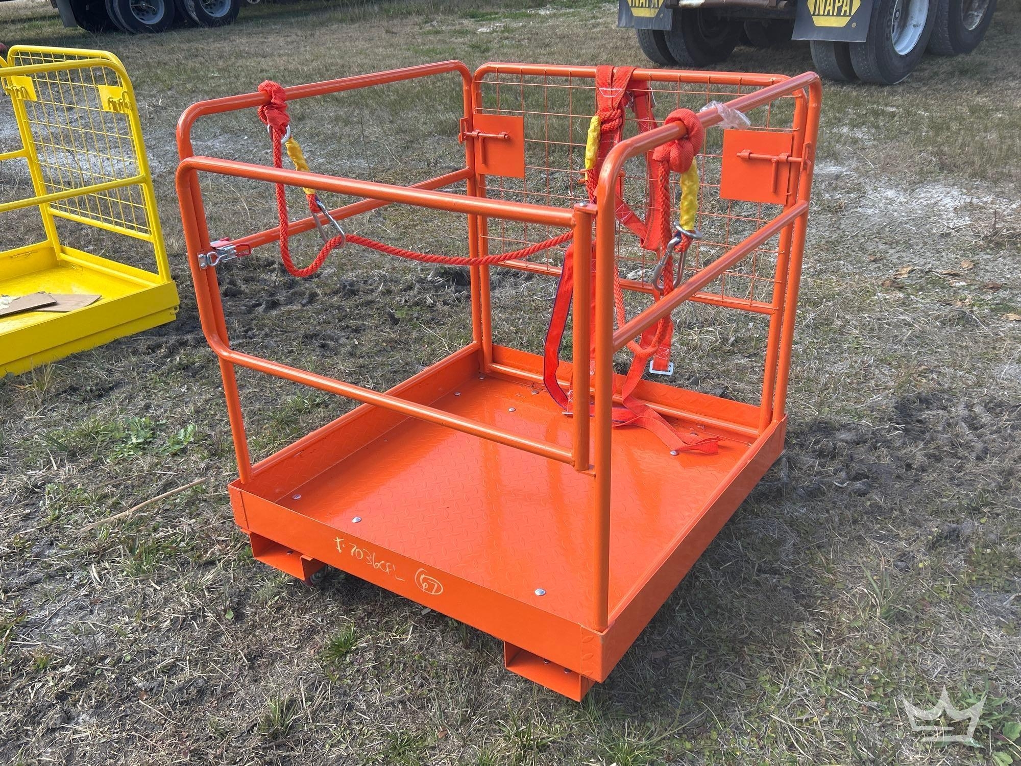 Safety Basket Forklift Attachment (A61572)
