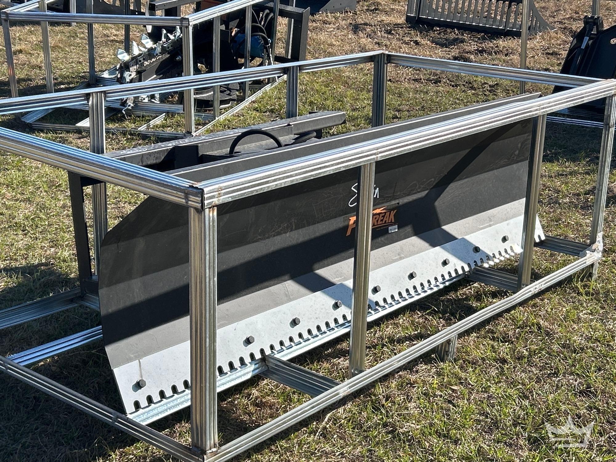 Pabreak 84in Hydraulic Serrated Dozer Blade Skid Steer Attachment (A61567)