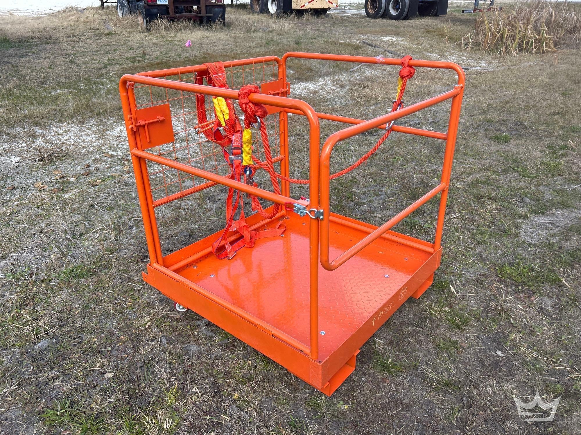 Safety Basket Forklift Attachment (A61572)