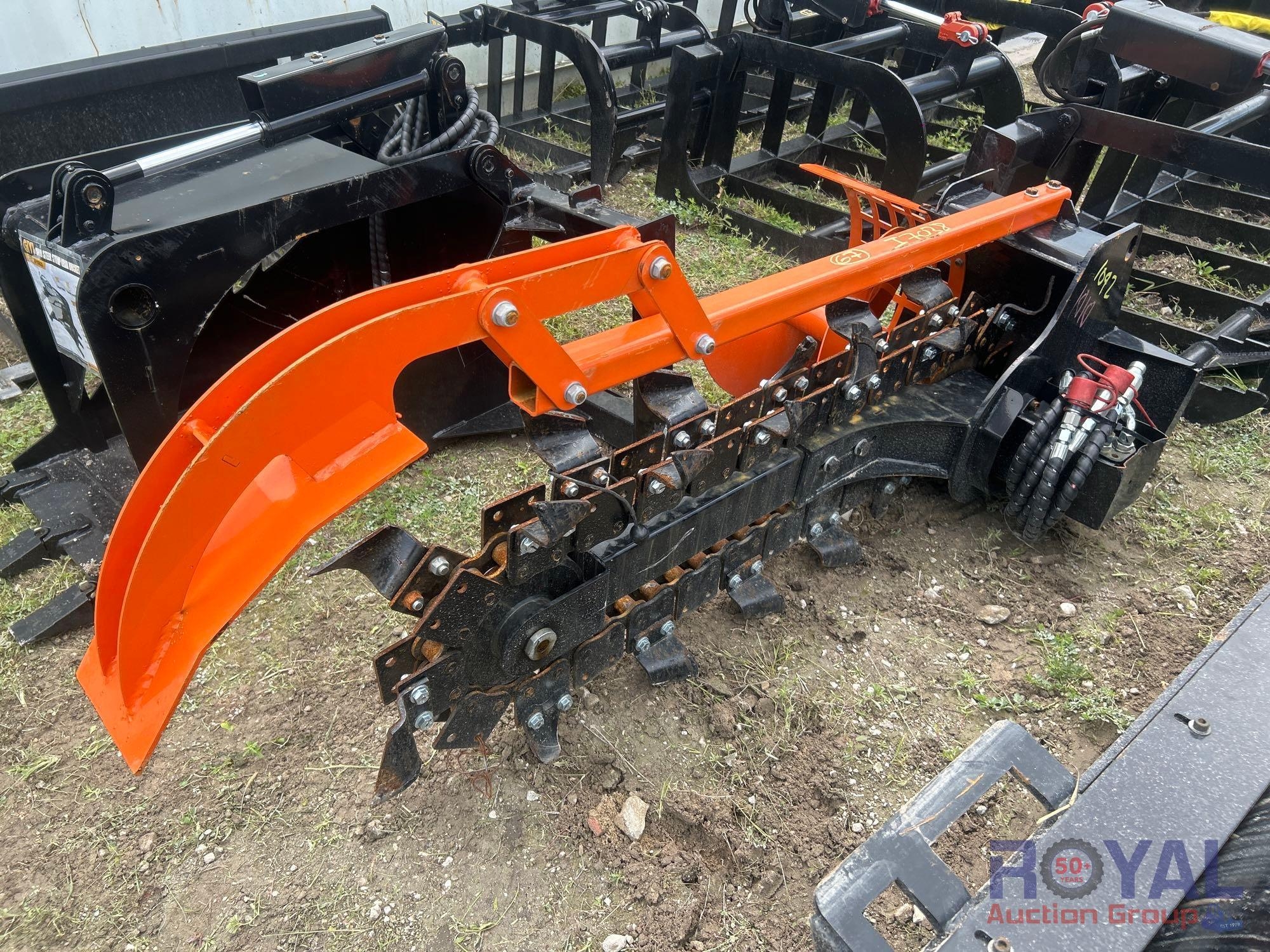 2025 GIYI GY-X39F Hydraulic Trencher Skid Steer Attachment (A53421)