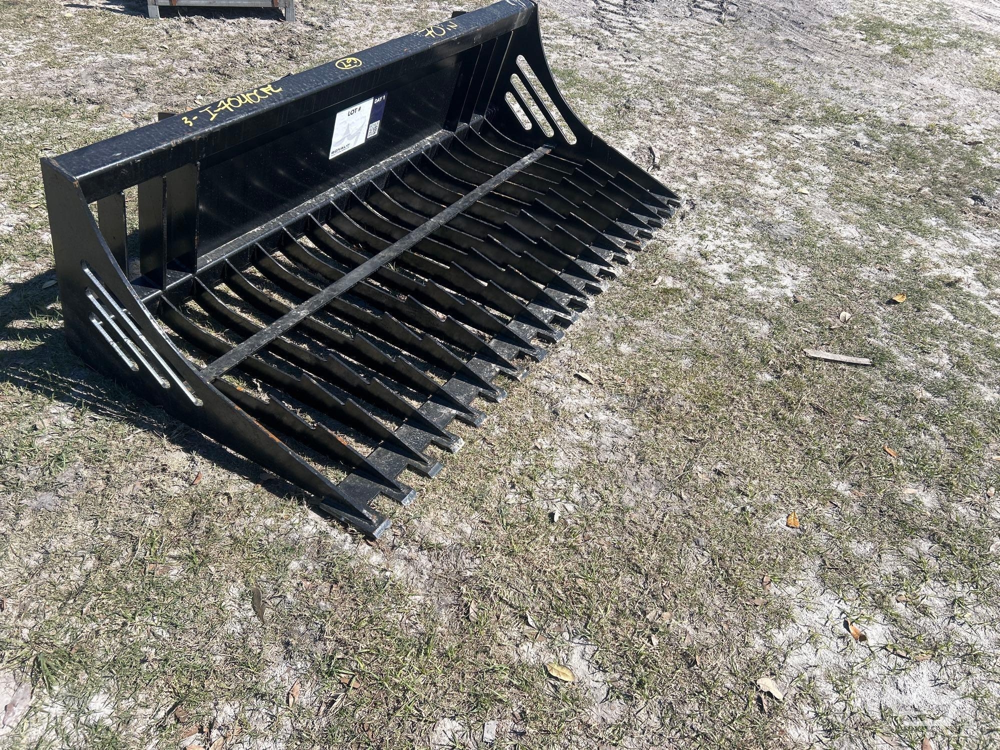 70in Rock Bucket Skid Steer Attachment (A61572)