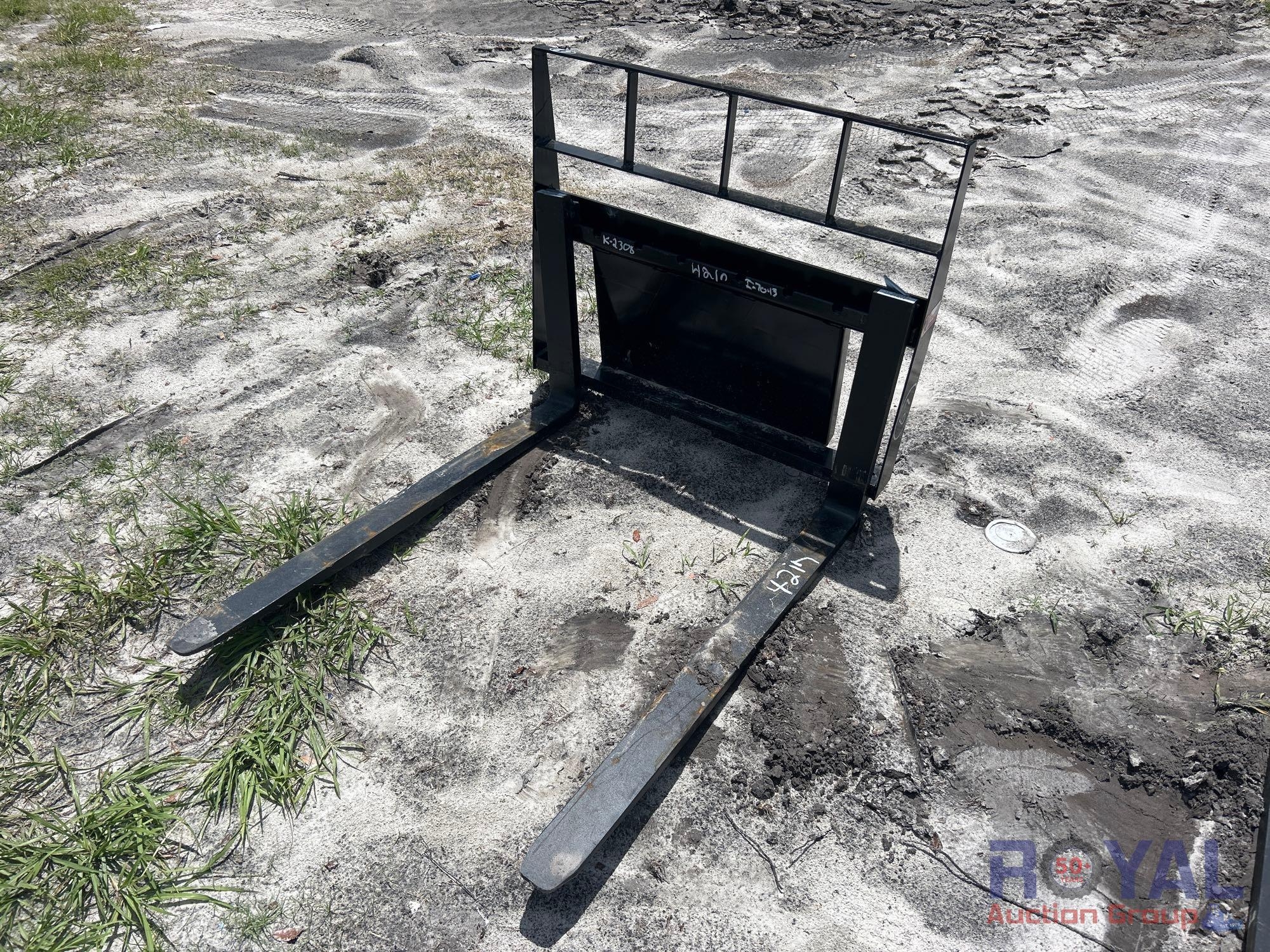 2025 Kivel 42in Forks and Frame Mini Skid Steer Attachment (A49346)