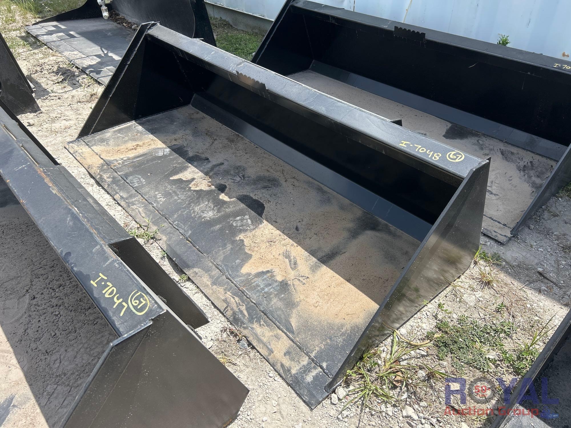 2025 Swict 72in Bucket Skid Steer Attachment (A46683)