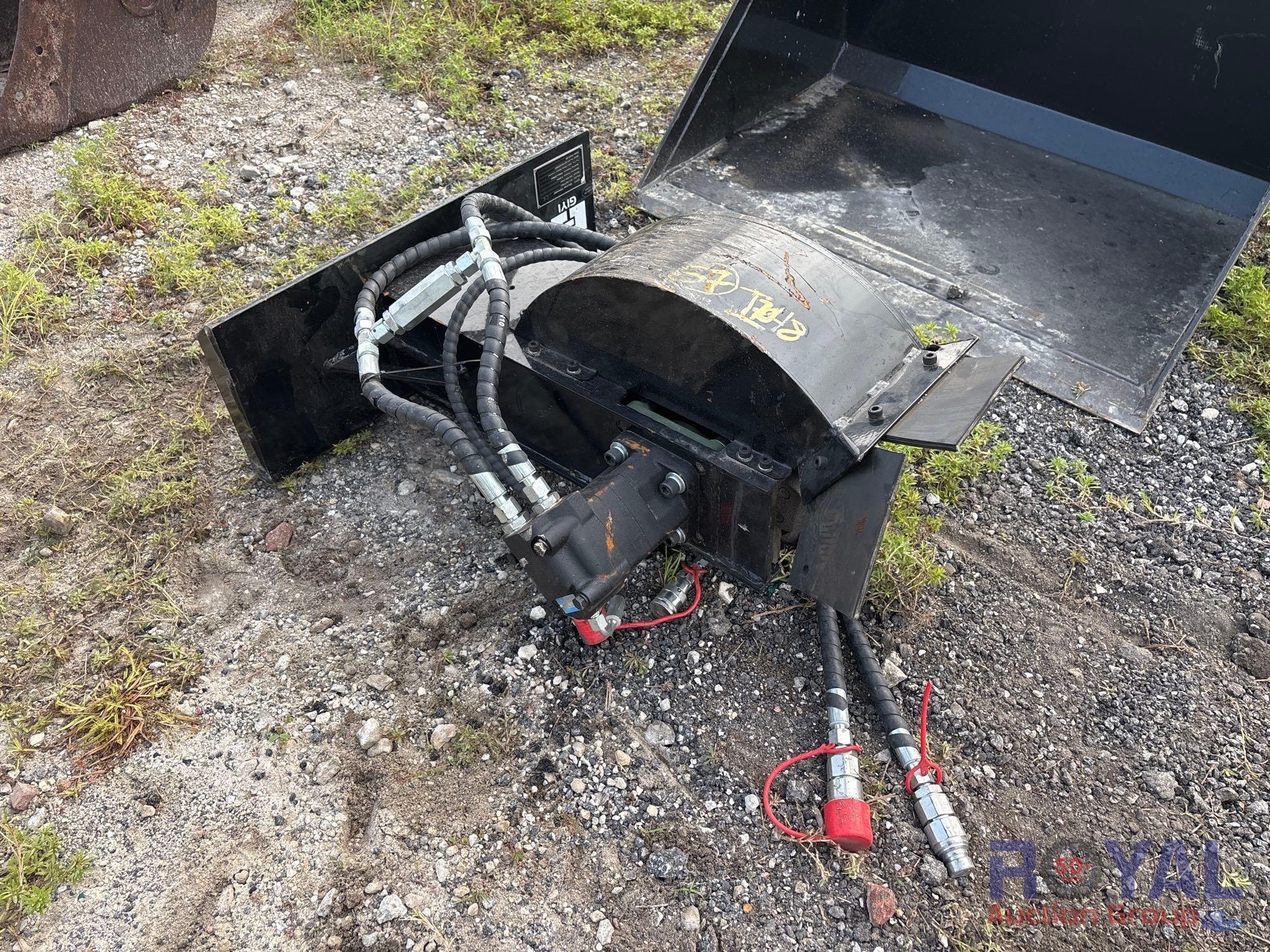 2025 GIYI Stump Grinder Mini Skid Steer Attachment (A53421)