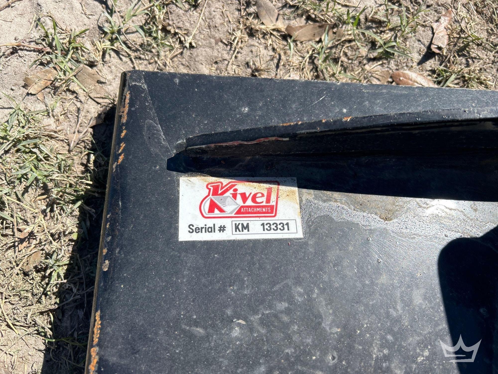 Kivel Quick Hitch Mini Skid Steer Attachment (A61572)