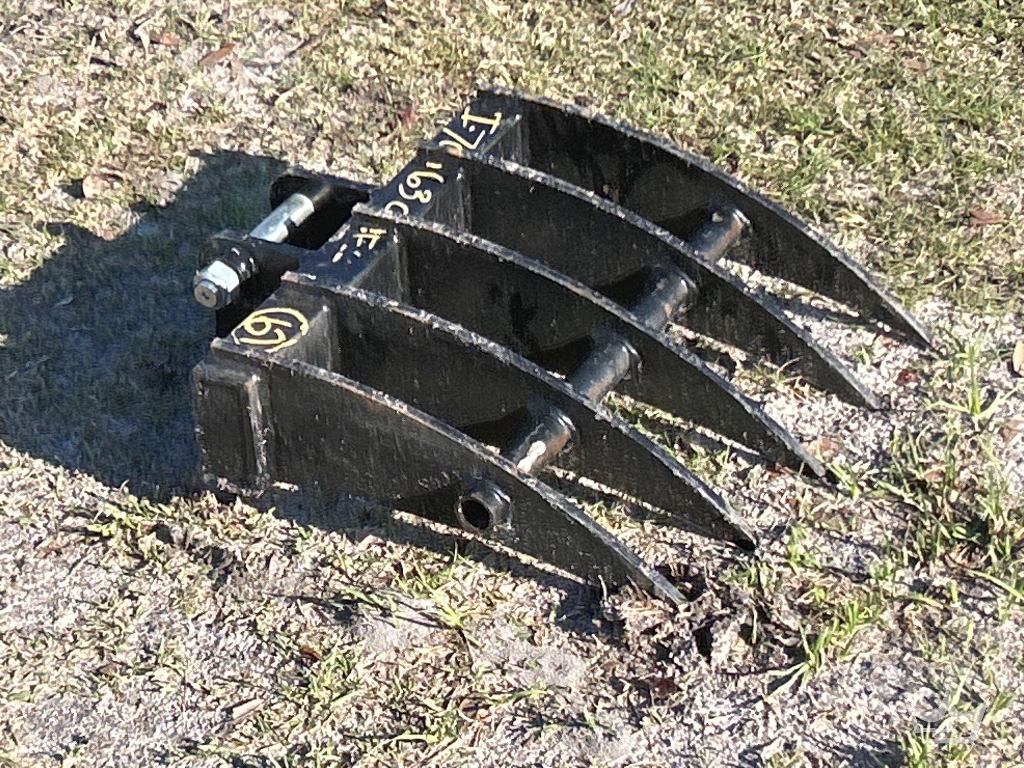 2025 Mini Excavator Rake Attachment (A64553)