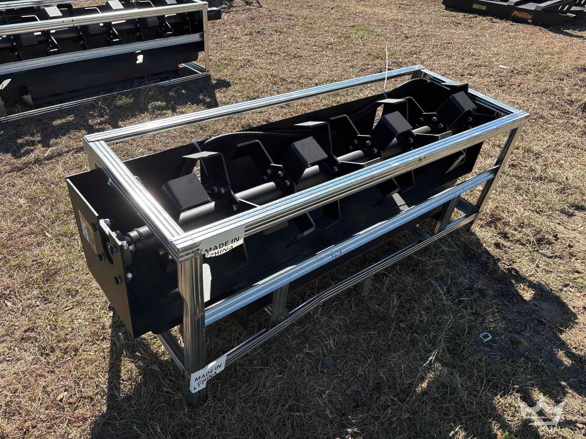 2025 Pabreak Hydraulic Rotary Tiller Skid Steer Attachment (A61567)