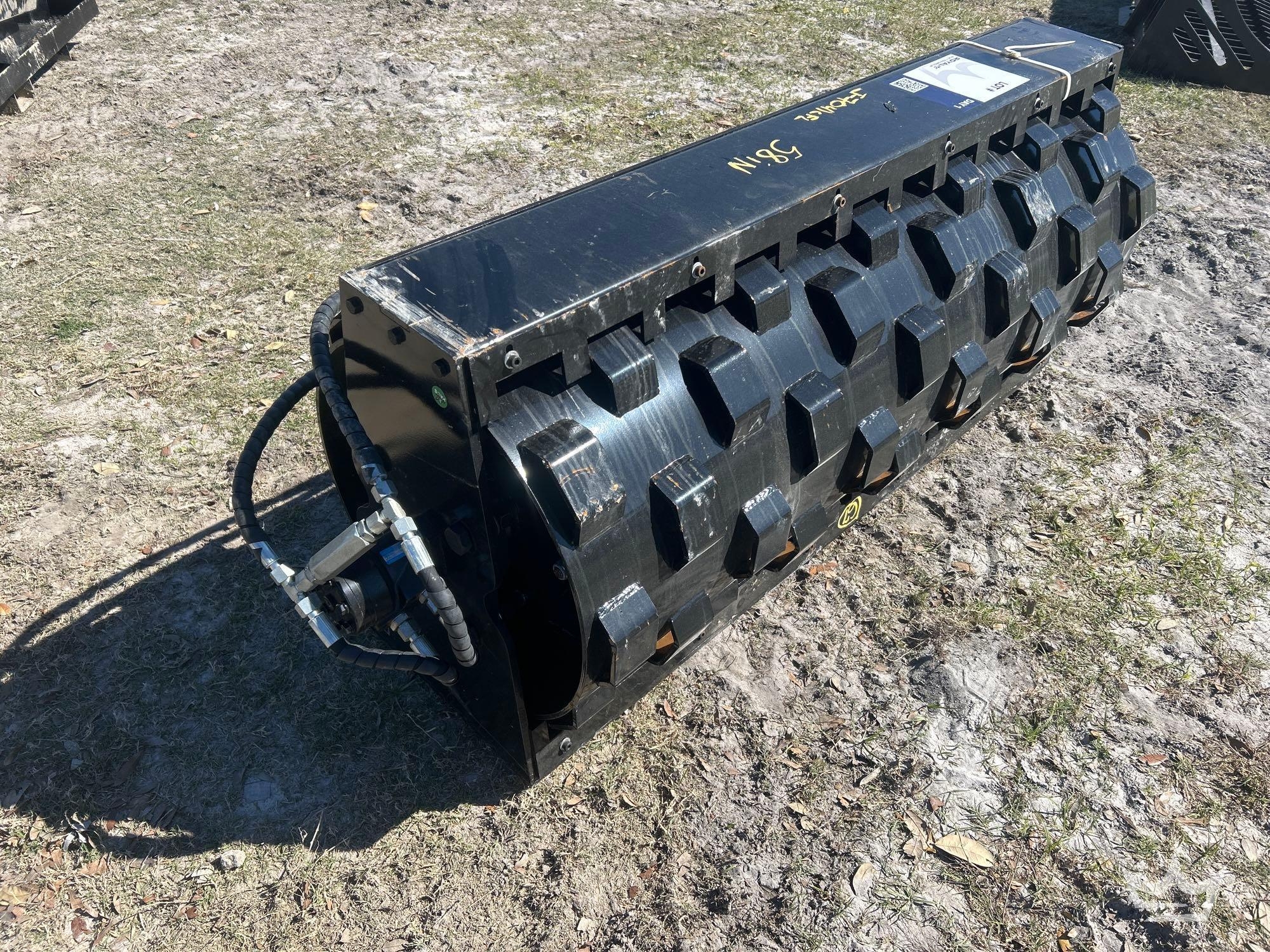 2025 58in Padfoot Vibratory Roller Skid Steer Attachment (A64553)