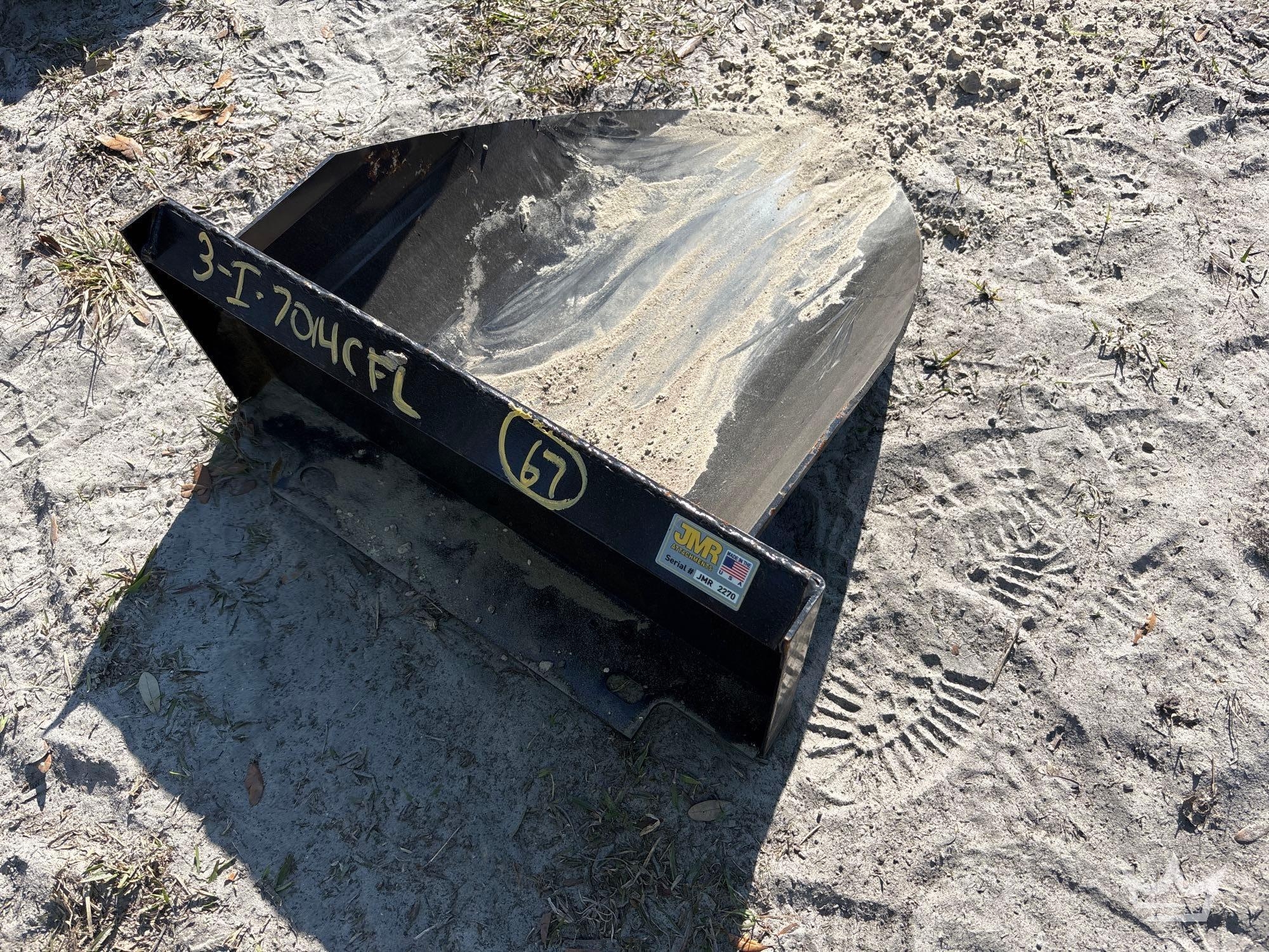 2025 JMR Stump Bucket Skid Steer Attachment (A64553)