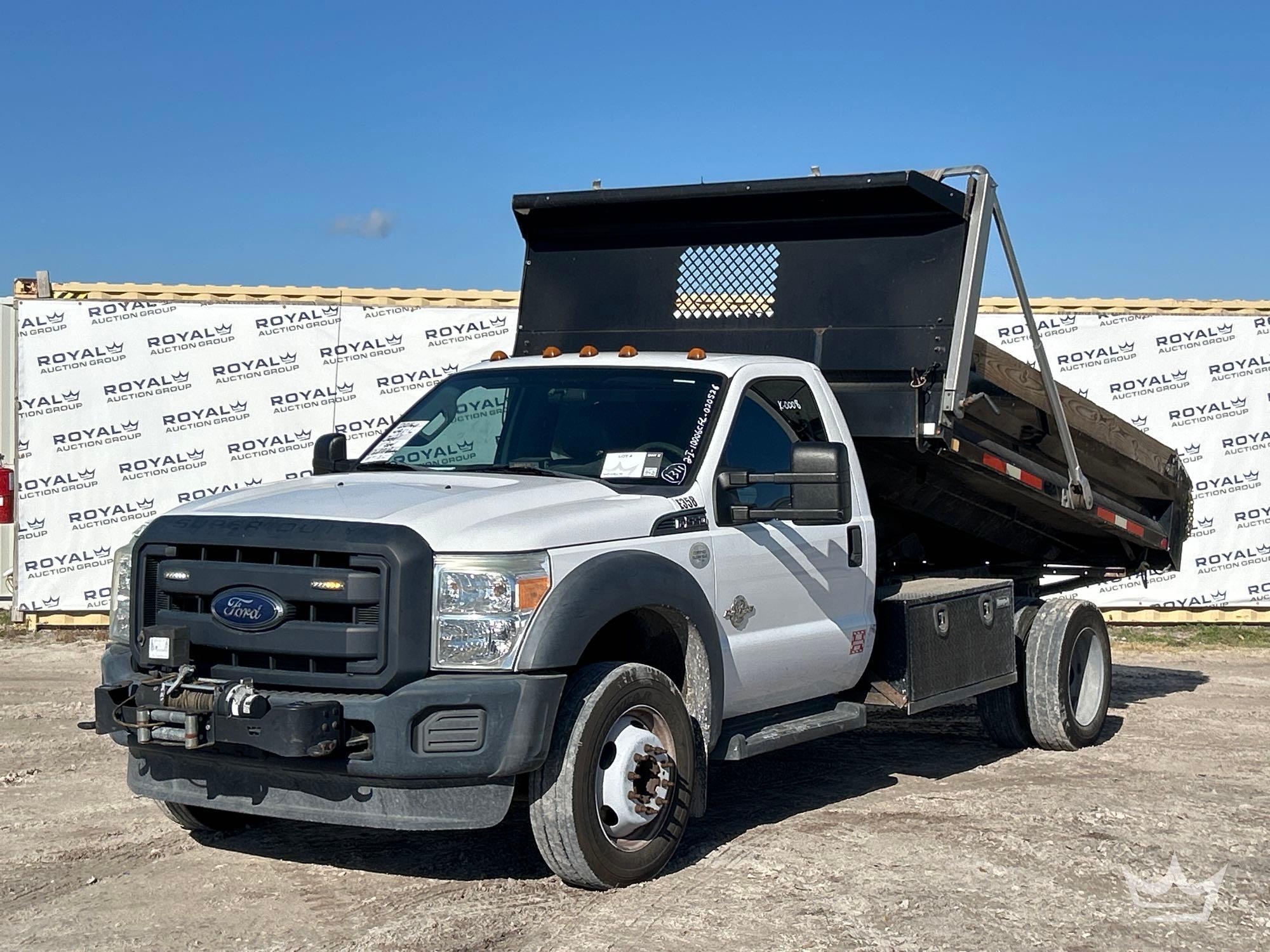 2016 Ford F-550 Mason Dump Truck (A61568)