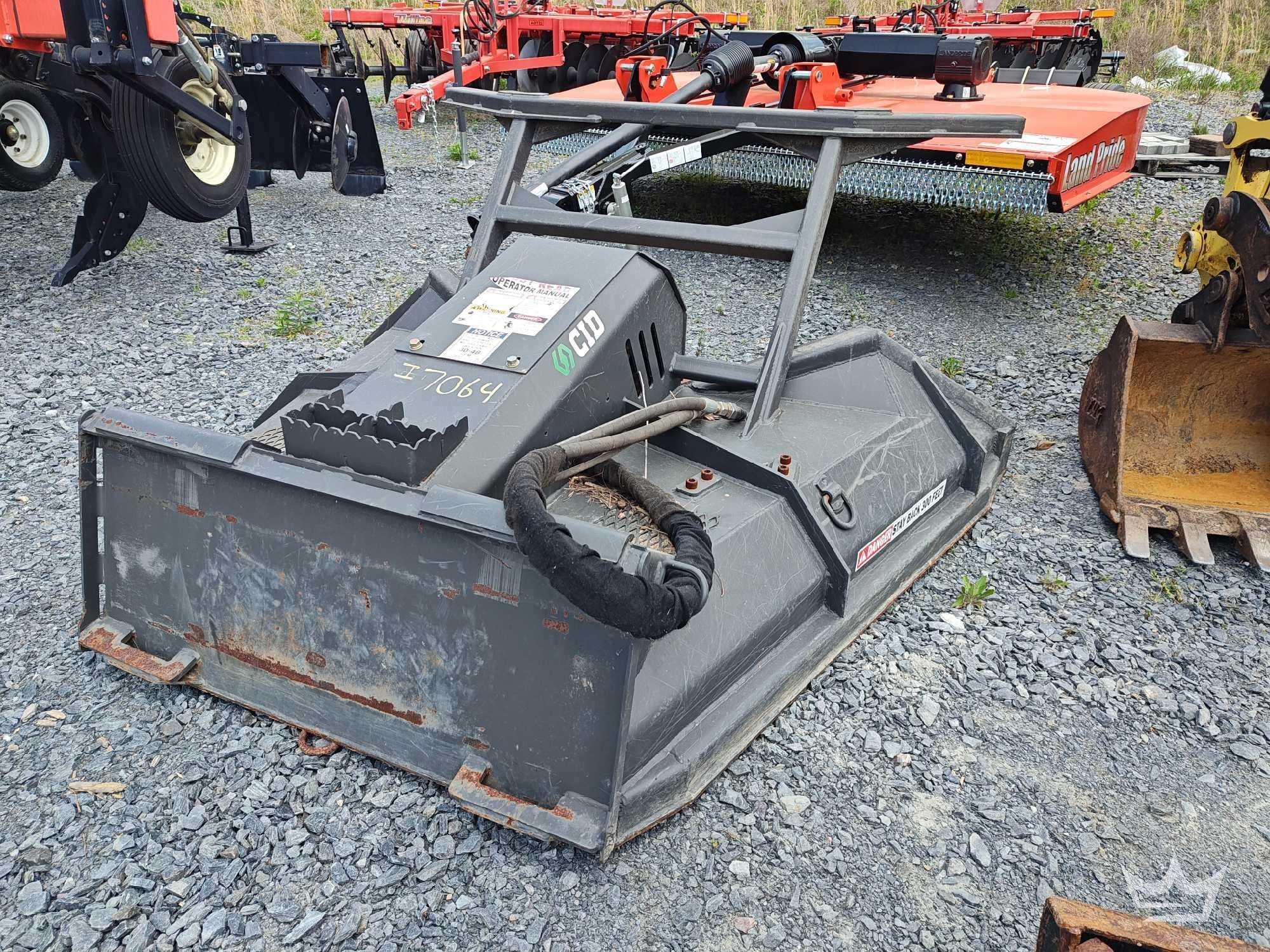 Unused CID FDM60-S 60in. Hydraulic Forestry Disk Mulcher Skid Steer Attachment (A66734)