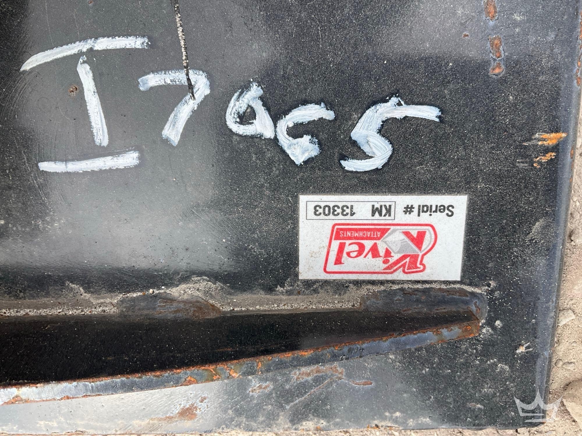 Kivel Quick Hitch Mini Skid Steer Attachment (A64553)