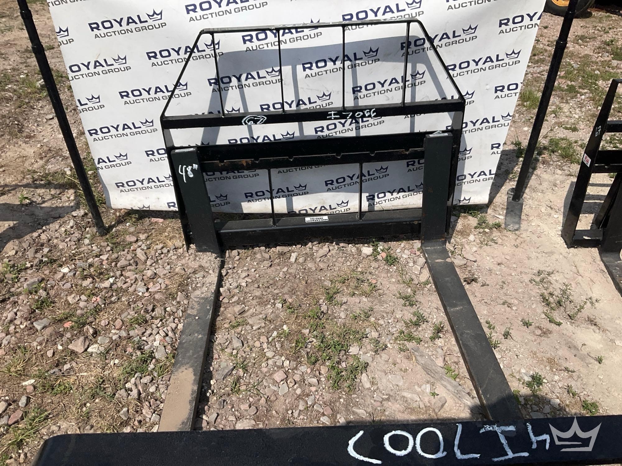 Kivel 48in Forks and Frame Skid Steer Attachment (A64553)