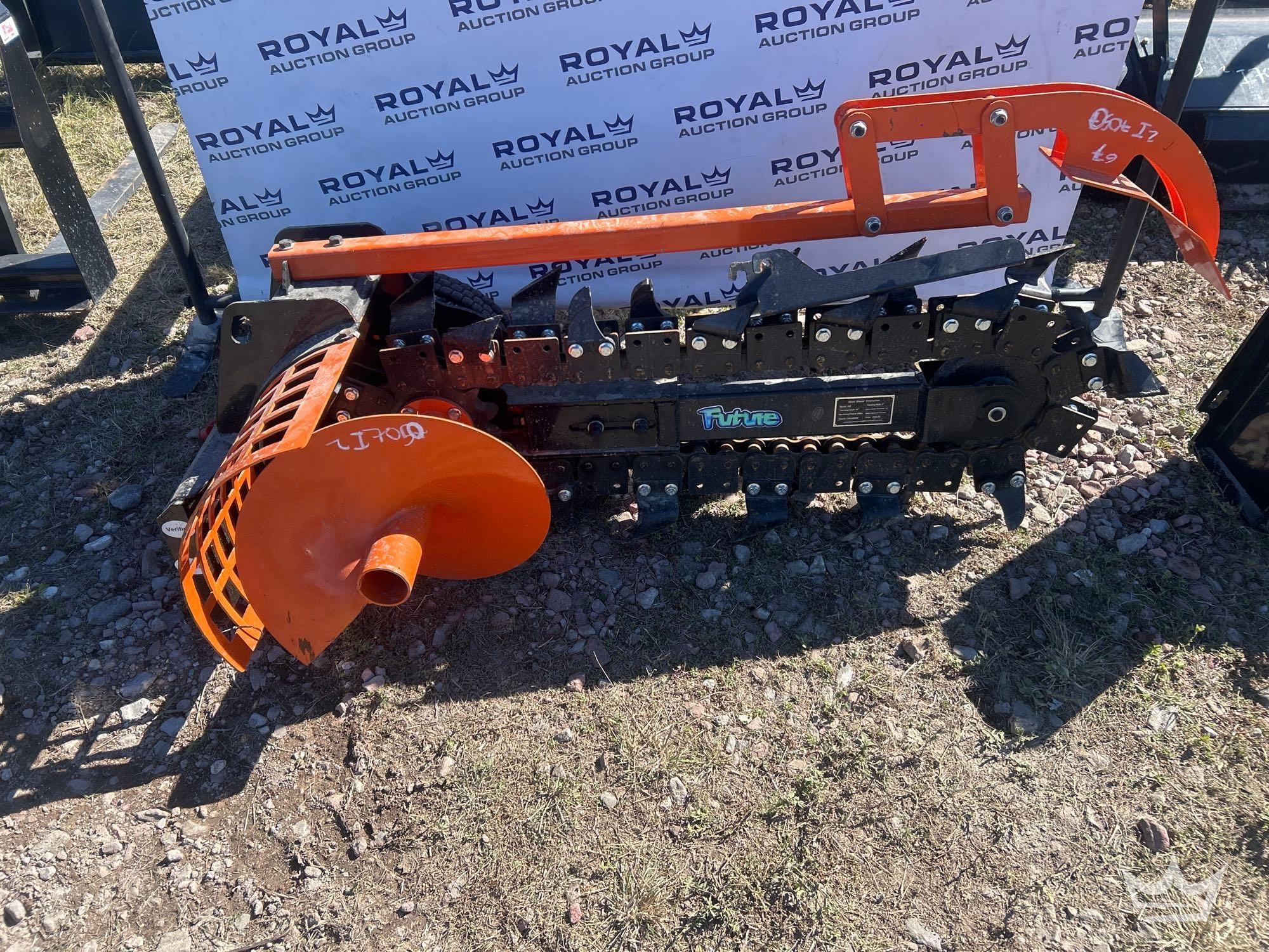 2025 Future X39 Hydraulic Trencher Skid Steer Attachment (A61572)