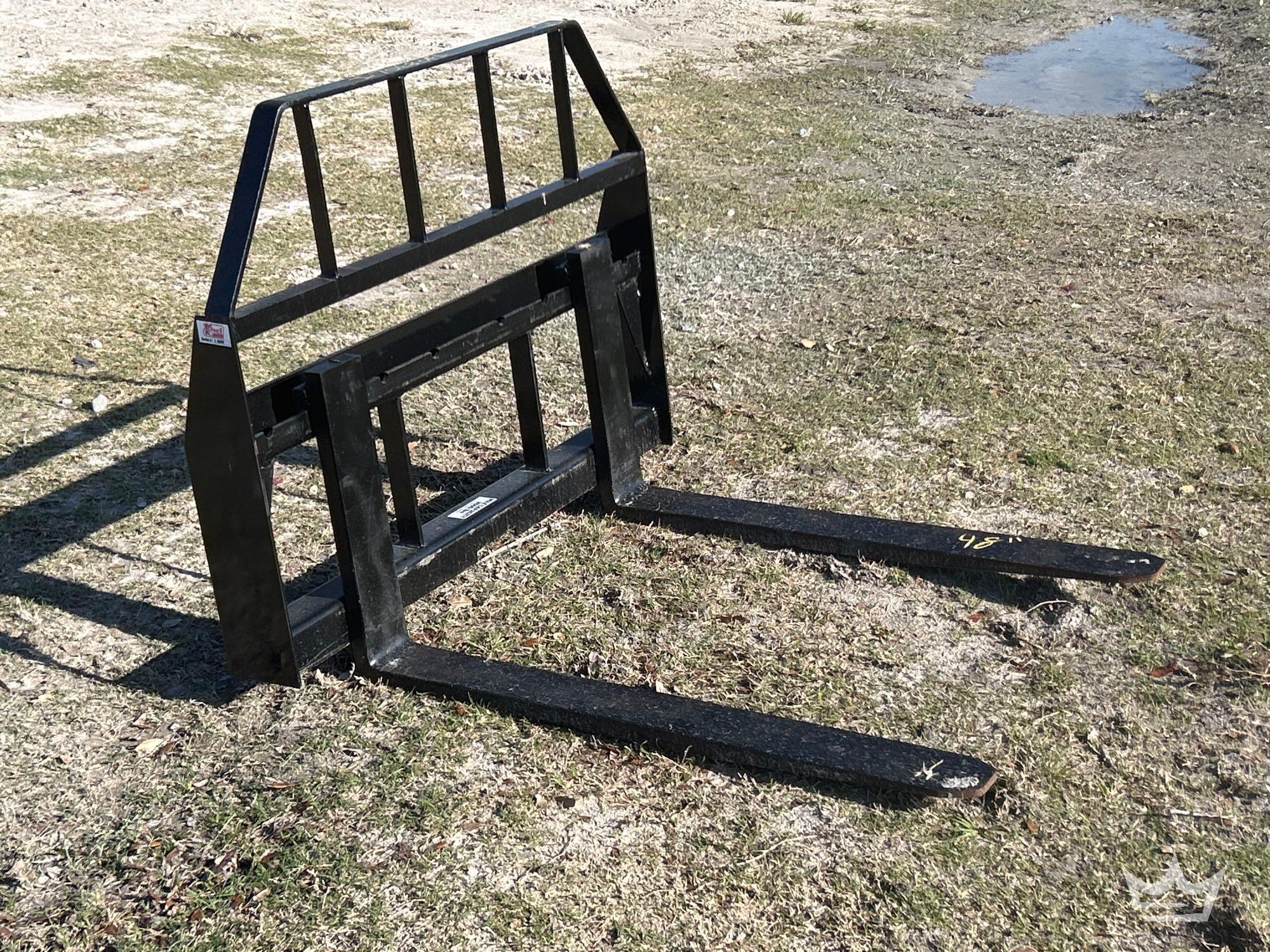 2025 Kivel 48in Fork and Frame Skid Steer Attachment (A61572)