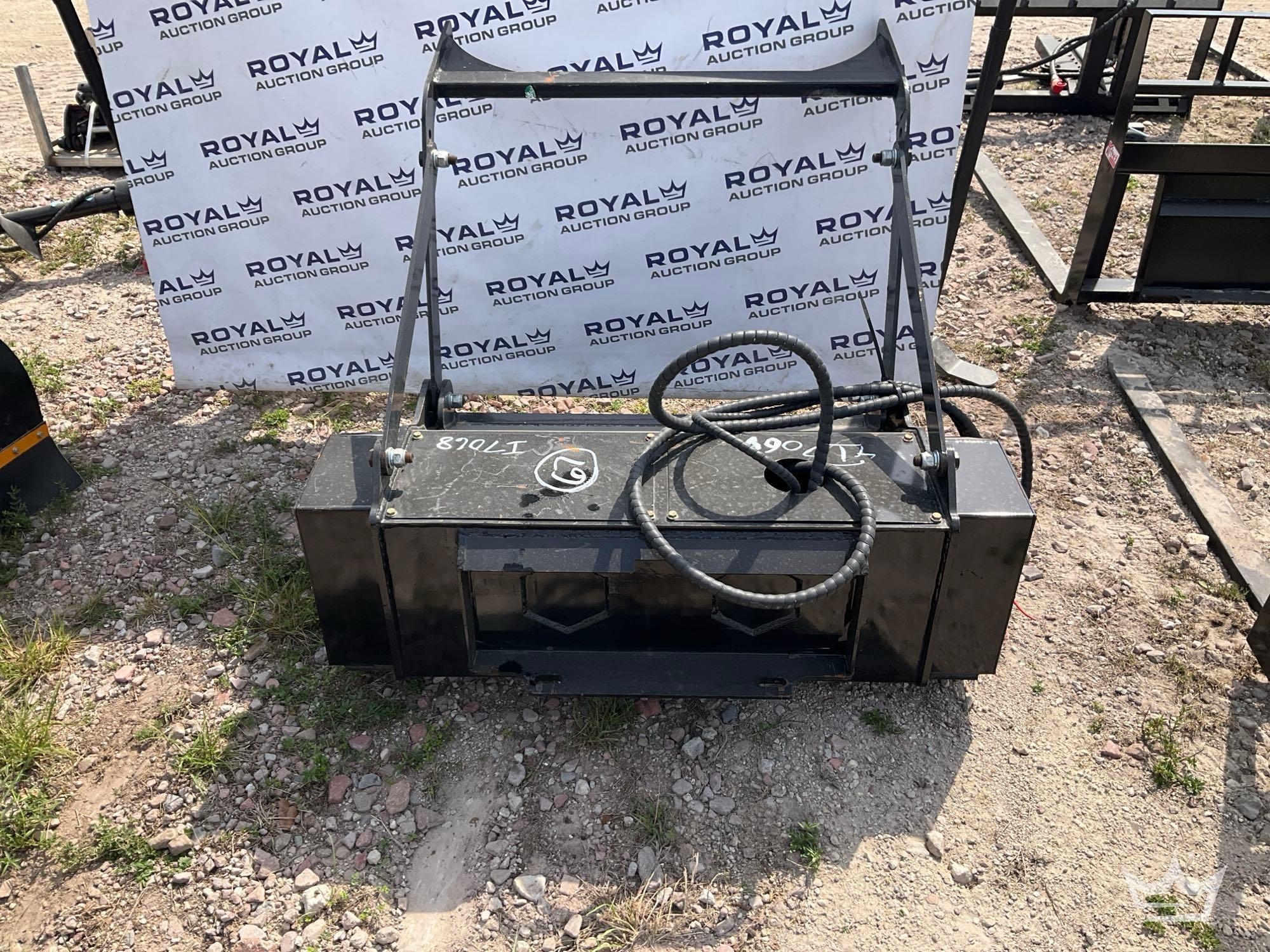 Forestry Drum Mulcher Skid Steer Attachment (A64553)