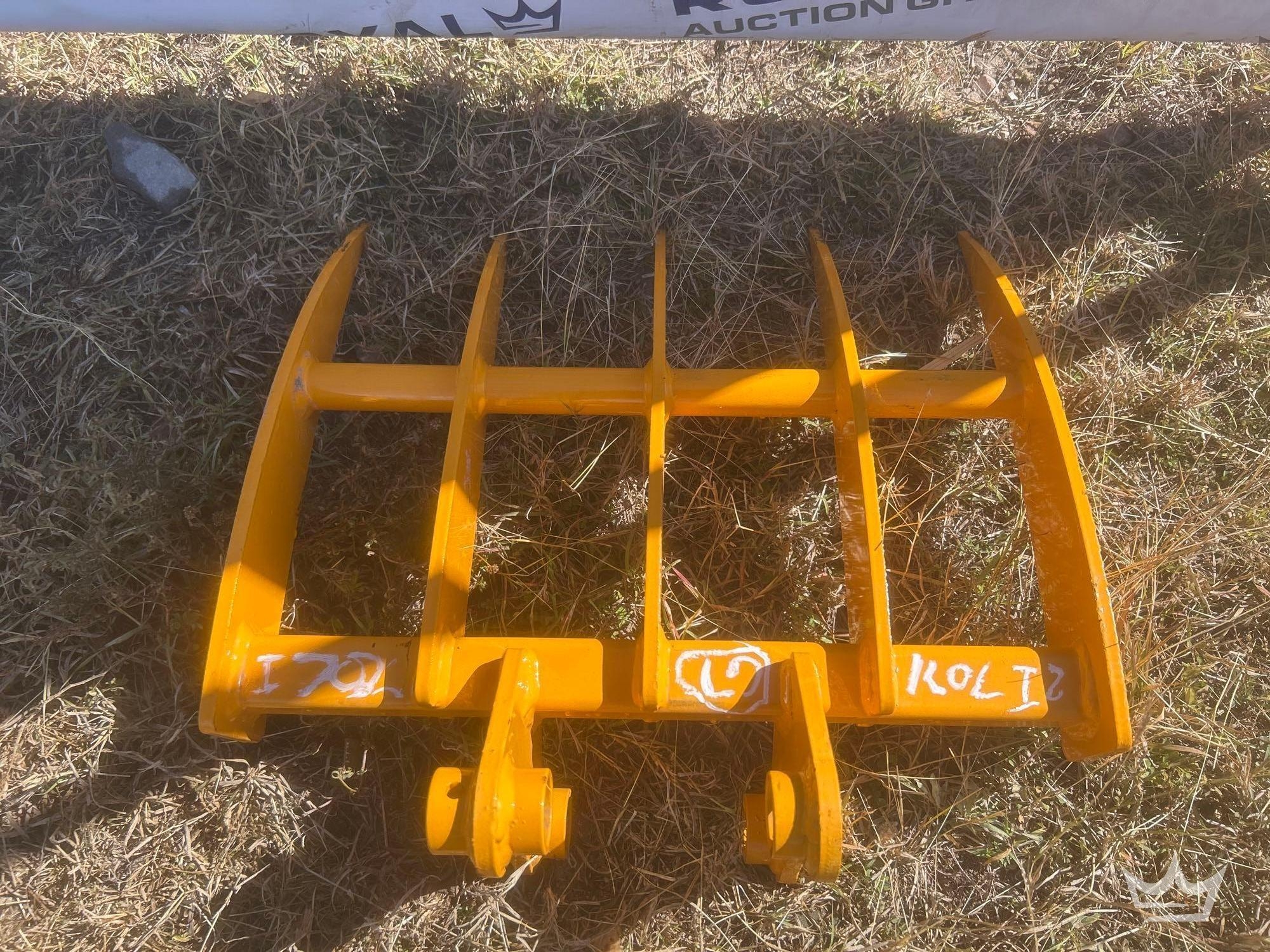 2025 Grapple Rake Mini Excavator Attachment (A64553)