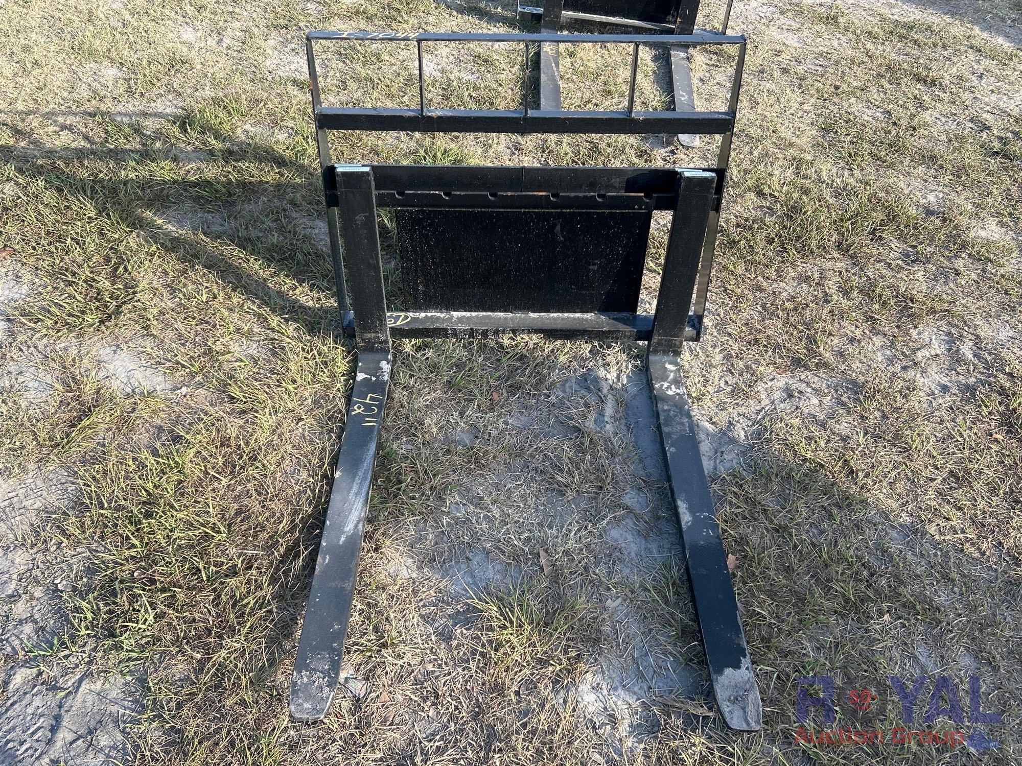 2025 Kivel 42in Forks and Frame Mini Skid Steer Attachment (A49346)