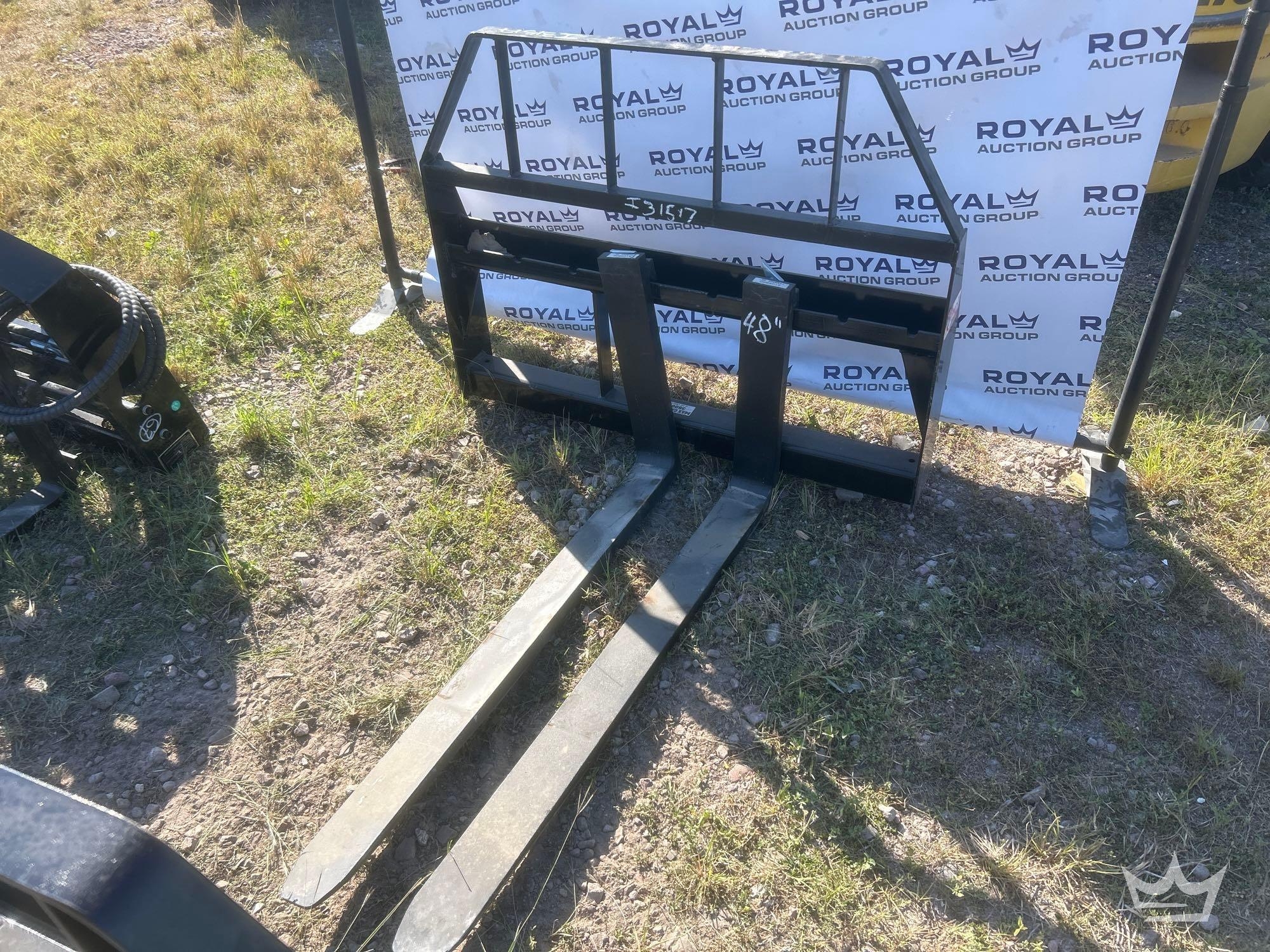 2025 Kivel 48in Forks and Frame Skid Steer Attachment (A61567)