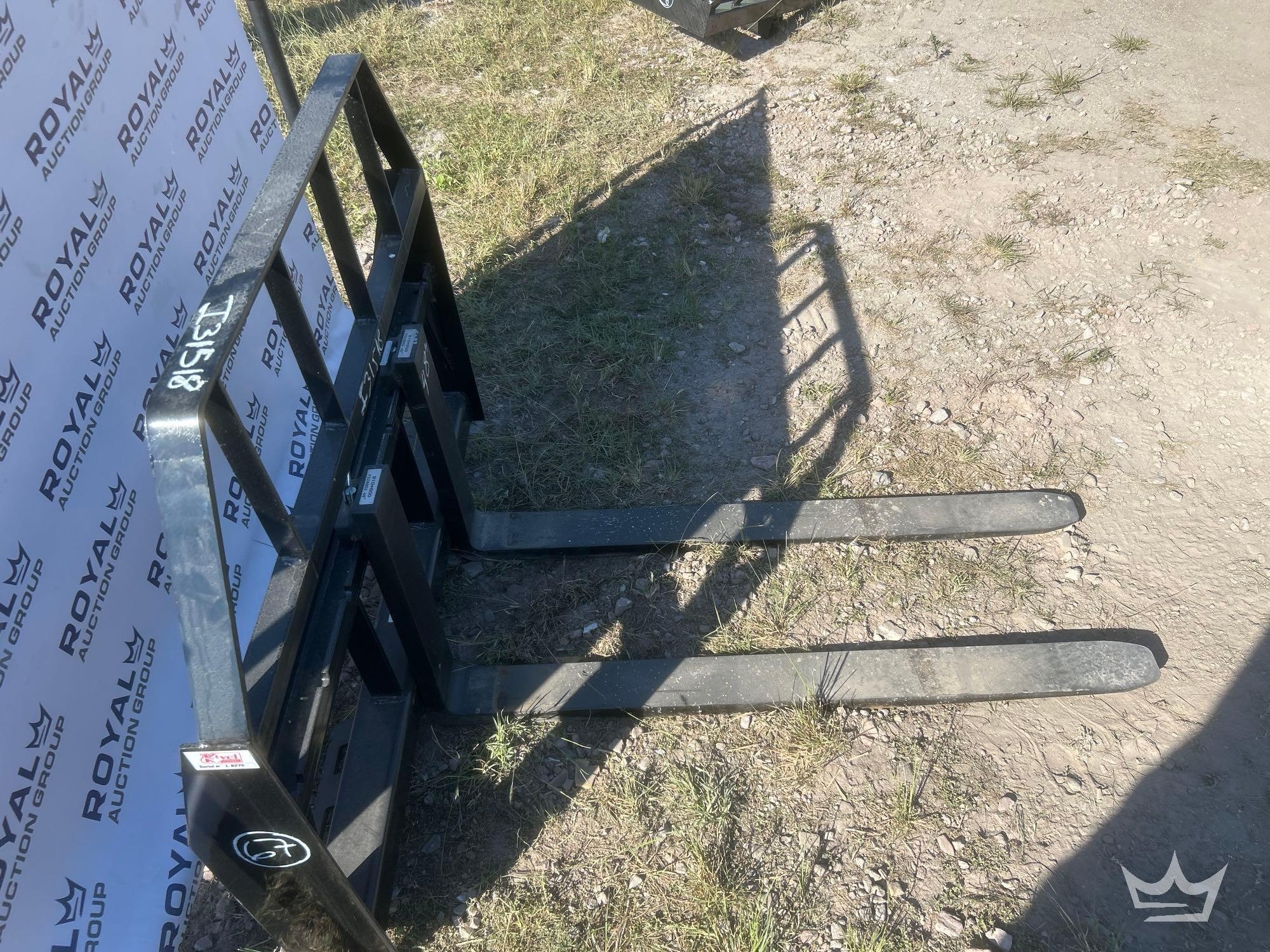 2025 Kivel 48in Forks and Frame Skid Steer Attachment (A61567)
