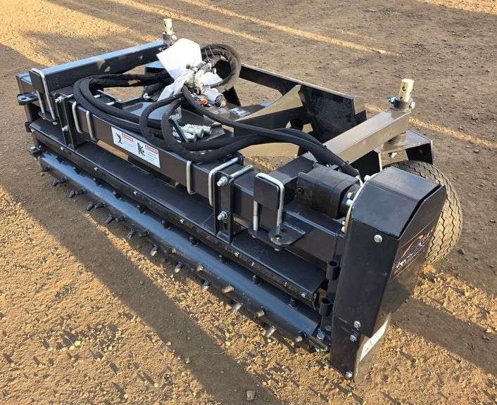 72 " Skid Steer Power Rake (New/Unused) (A59225)