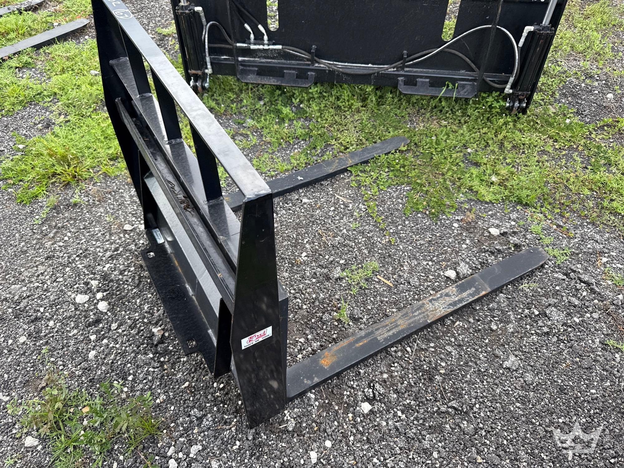 2025 Kivel Fork and Frame Mini Skid Steer Attachment (A61572)
