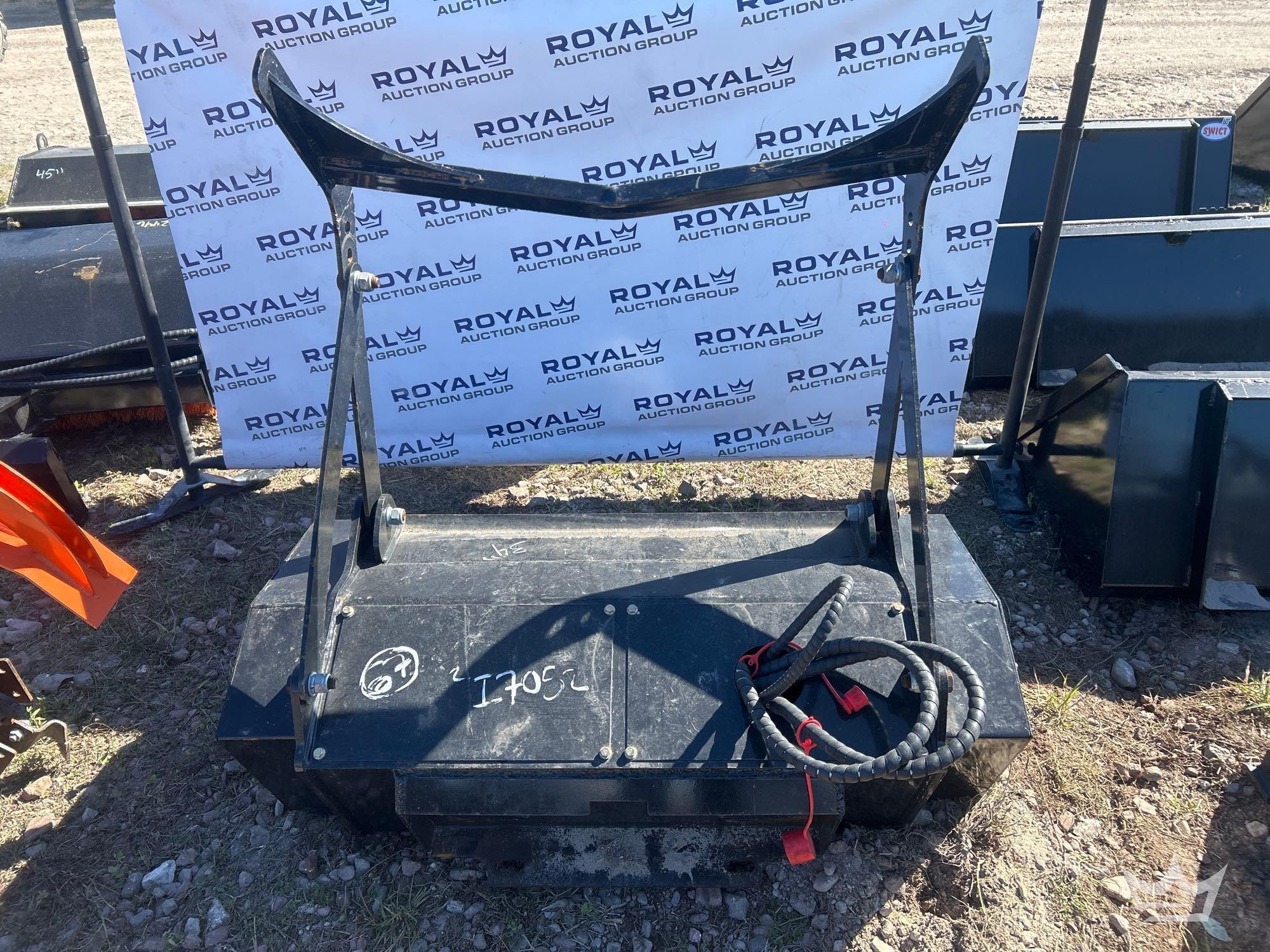 2025 Hydraulic Drum Mulcher Mini Skid Steer Attachment (A61572)