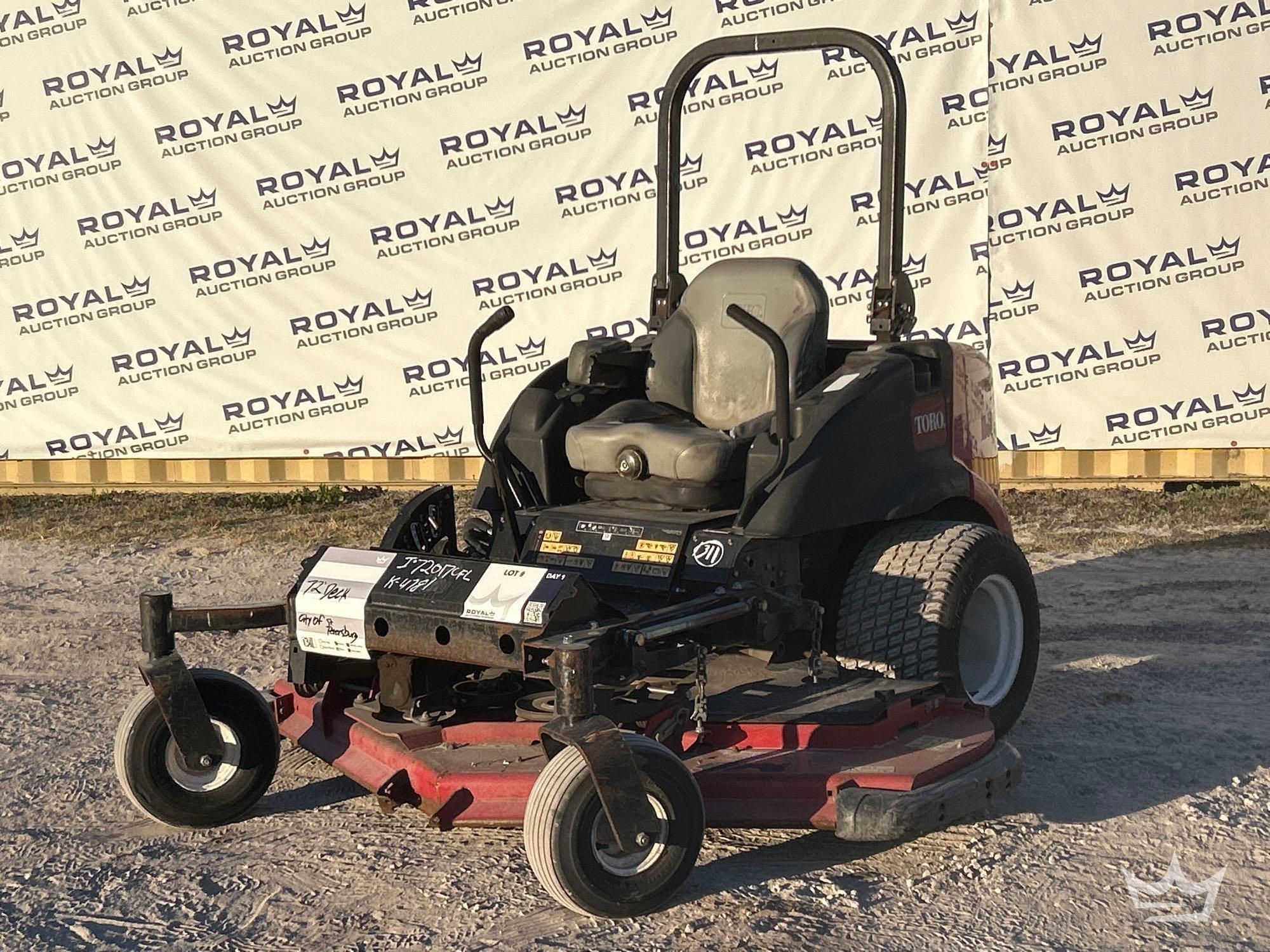 2019 Toro Groundsmaster 7200 72in. Zero Turn Commercial Mower (A61567)