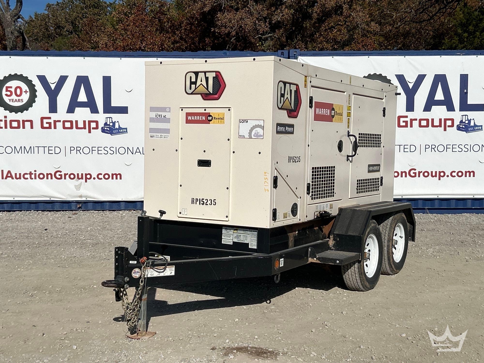 2021 Caterpillar XQ125 125kVA Towable Diesel Generator (A55973)