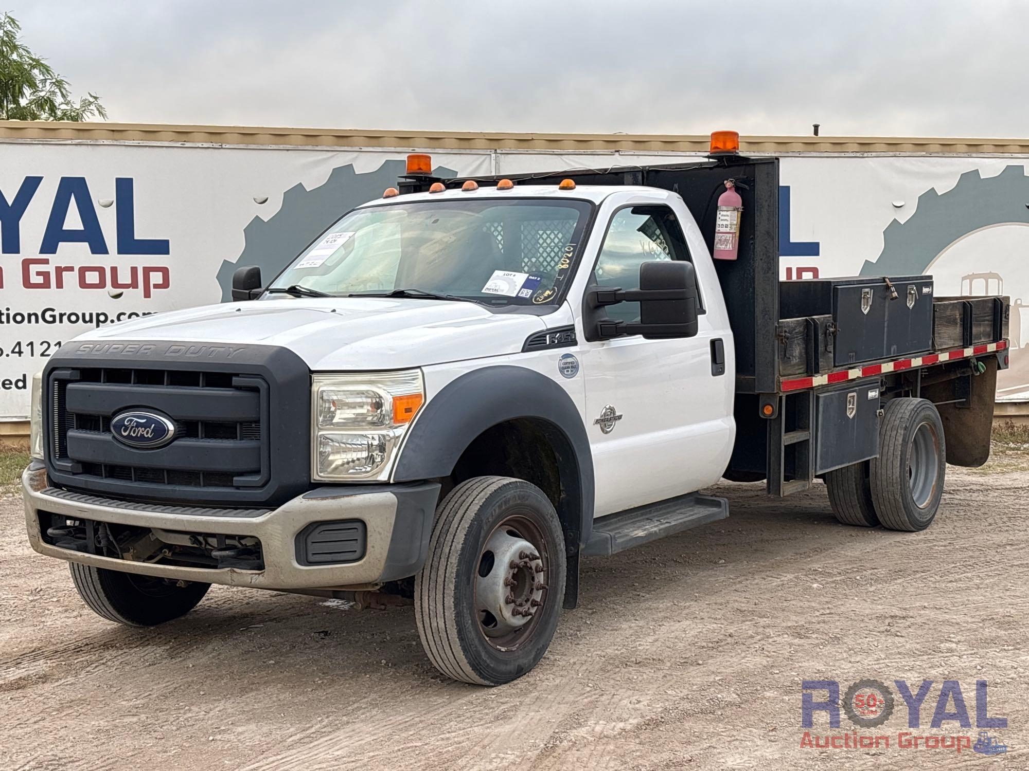 2015 Ford F-450 12FT Flatbed Truck (A55788)