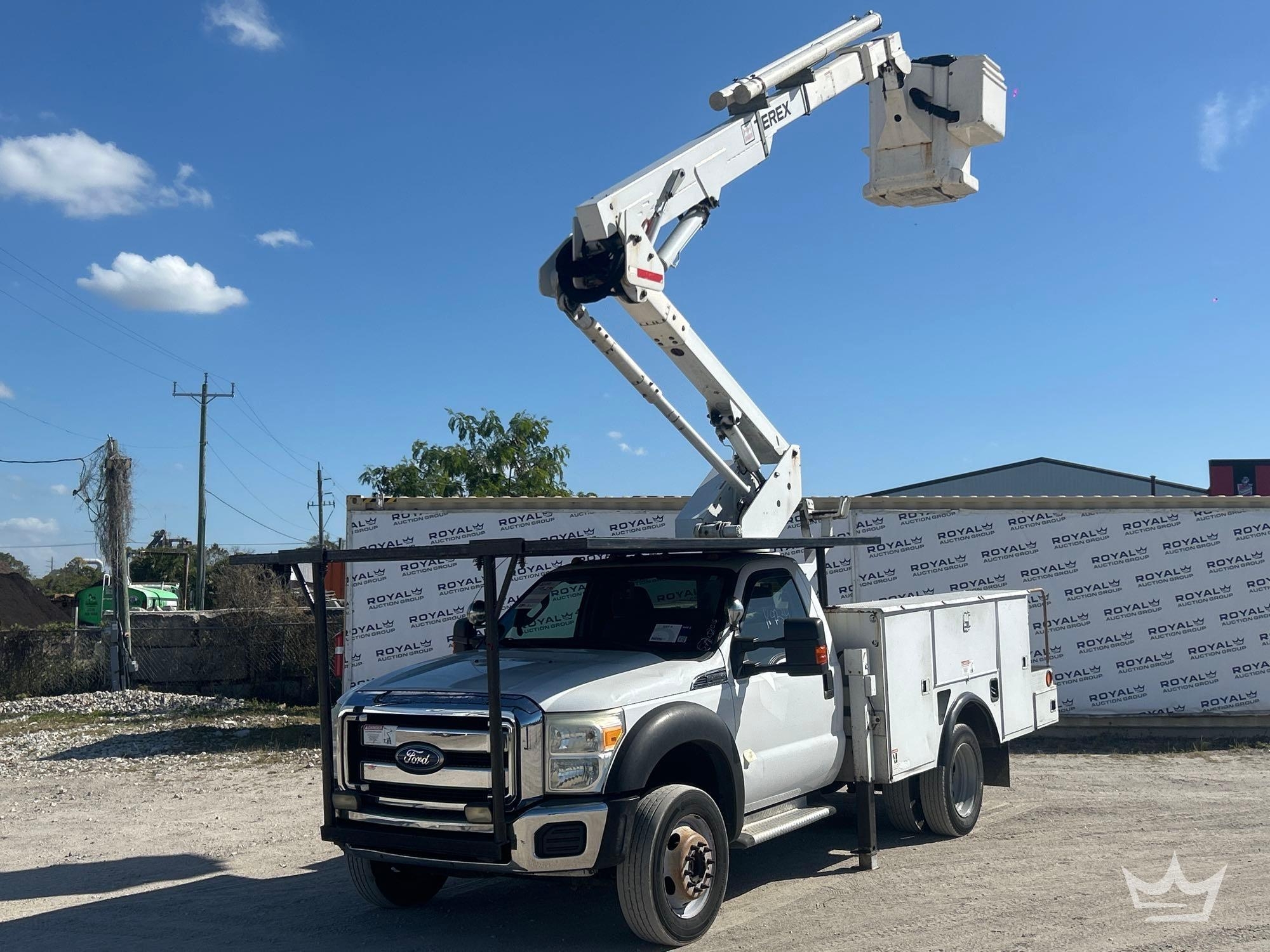 2011 Ford F-550 4x4 Terex Hi-Ranger LT38 38ft Insulated Bucket Truck (A61568)
