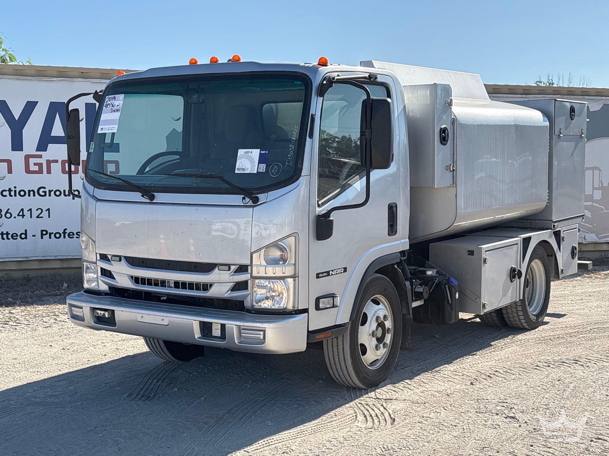 2019 Isuzu NRR 1,200 Gallon Fuel Transport Truck (A56858)